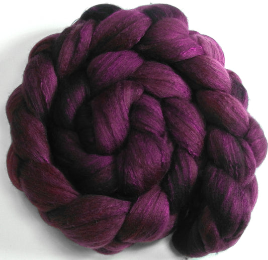 Aubergine (5.4 oz) - Organic Polwarth / Mulberry Silk (80/20)
