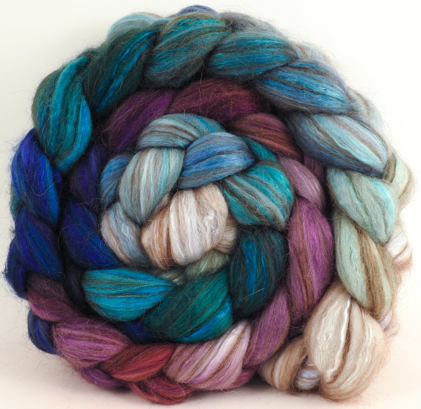 Dawn Treader- 18.5 mic merino/ camel/ brown alpaca/ mulberry silk/ (40/20/20/20) - 5.7 oz