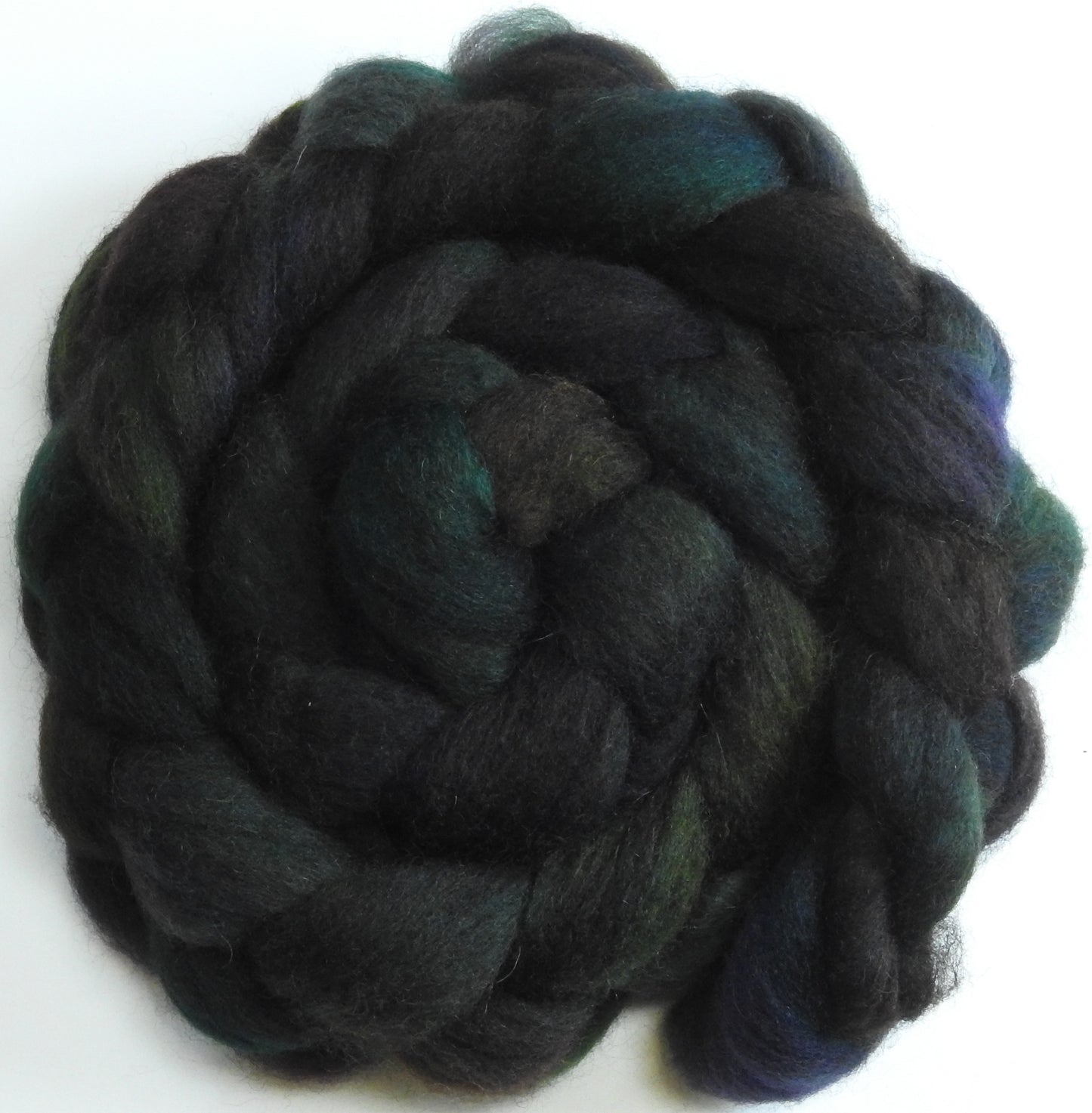 Entish - (5.6 oz.)Batt in a Braid #43 - Dorset/Cheviot/Kid Mohair (60/20/20)