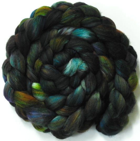 Entish (5.5 oz) -Fusion Series- Batt in a Braid #5 - Merino/ Camel/ silk/ faux cashmere/ firestar (25/25/25/12/12)