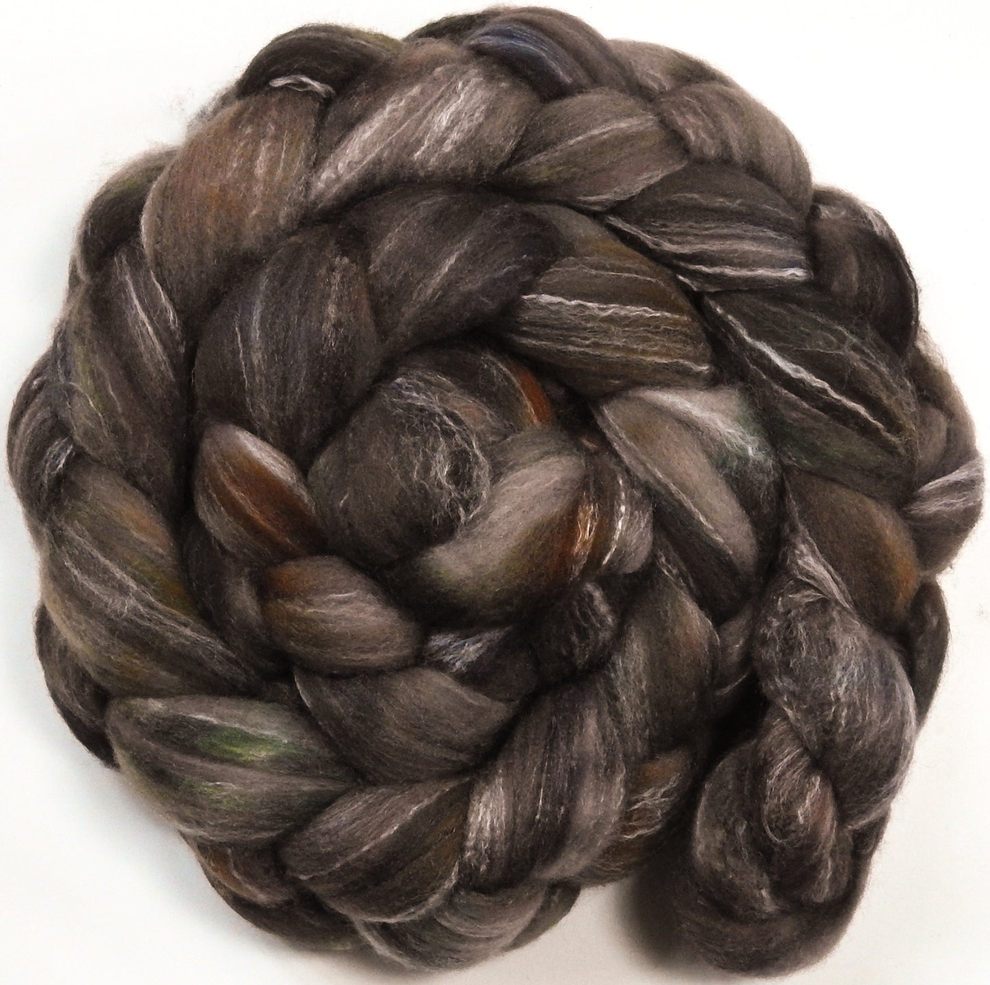 Morel (6.2 oz) -Glazed Solid- Targhee/silk/ bamboo (80/10/10)