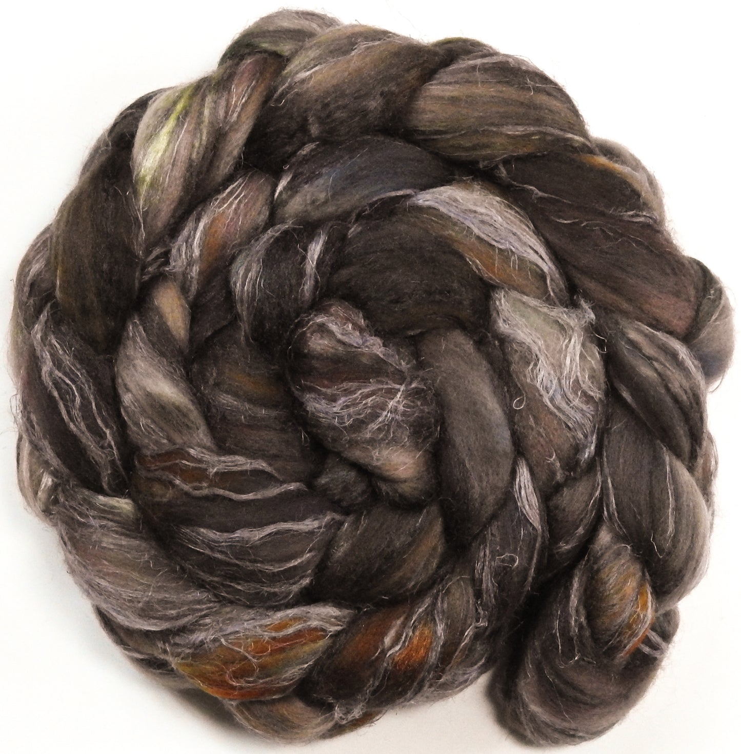Morel (5.8 oz) - Glazed Solid - Merino/ Tussah Silk/ Natural Flax (50/25/25)