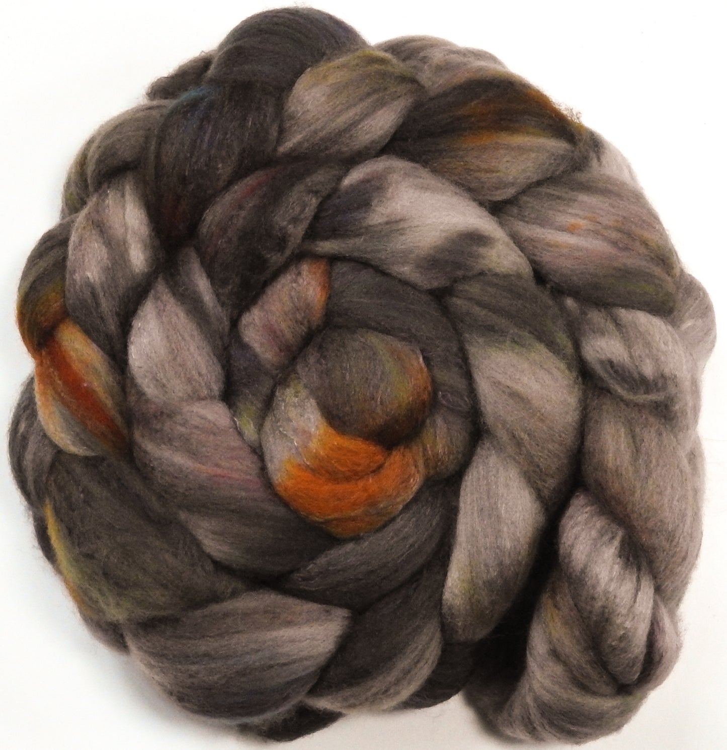 Morel (5.4 oz) Glazed Solid - Organic Polwarth / Mulberry Silk (80/20)