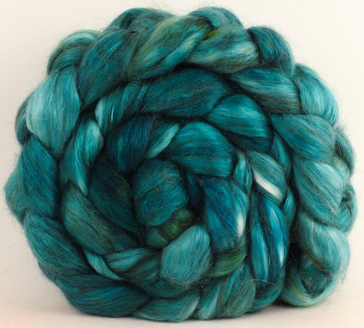 Faience - Wensleydale/ Mulberry silk roving (65/35)
