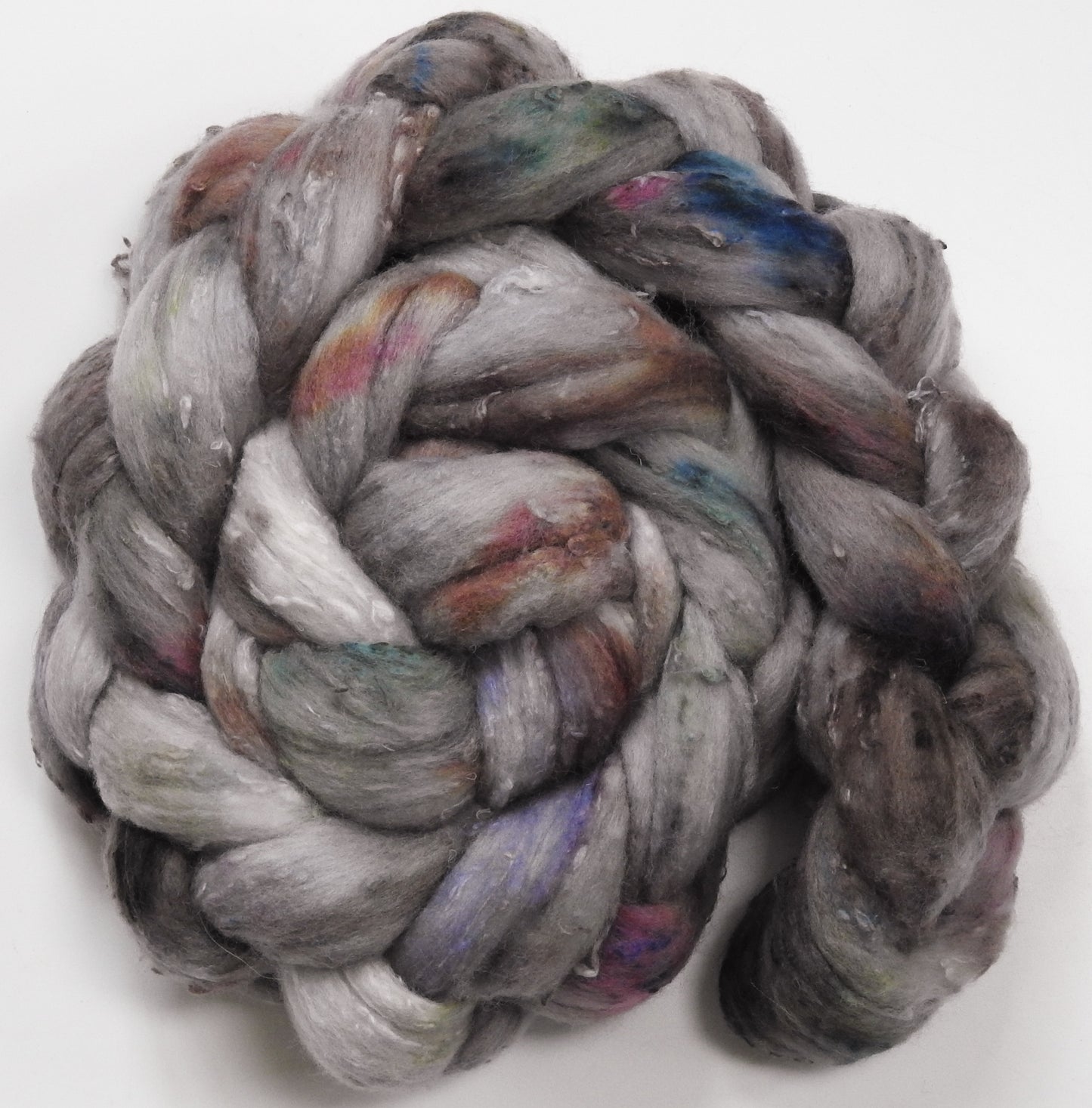 Pearly Gates-(4.7 oz)- 25 micron Merino/ Silk Slubs (70/30)