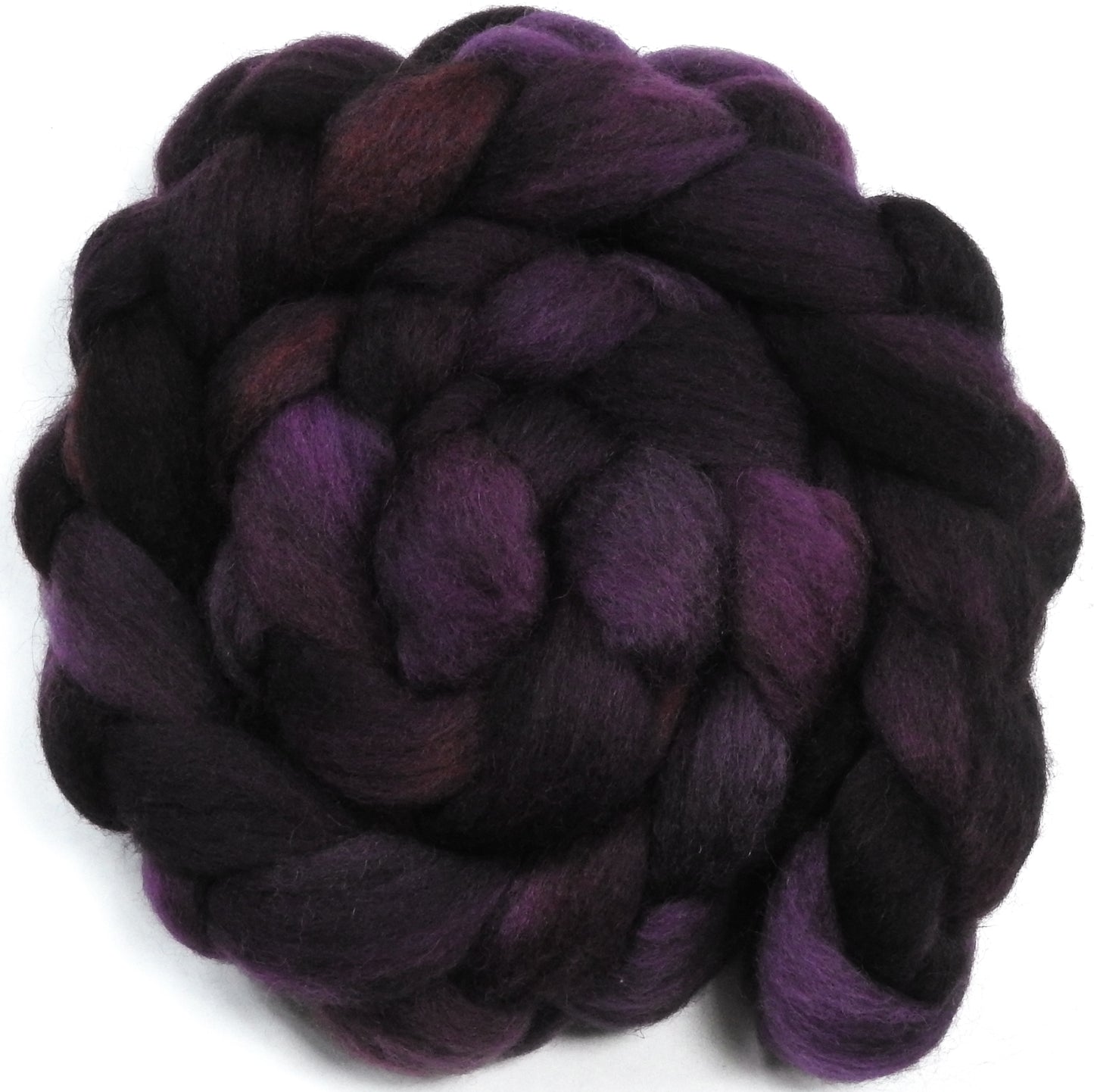 Elderberry- Batt in a Braid #43 - Dorset/Cheviot/Kid Mohair (60/20/20)