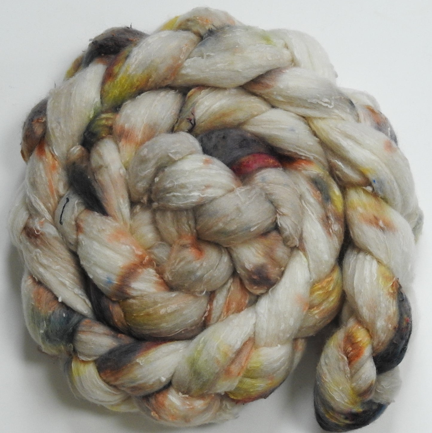 Meringue - 25 micron Merino/ Silk Slubs (70/30)