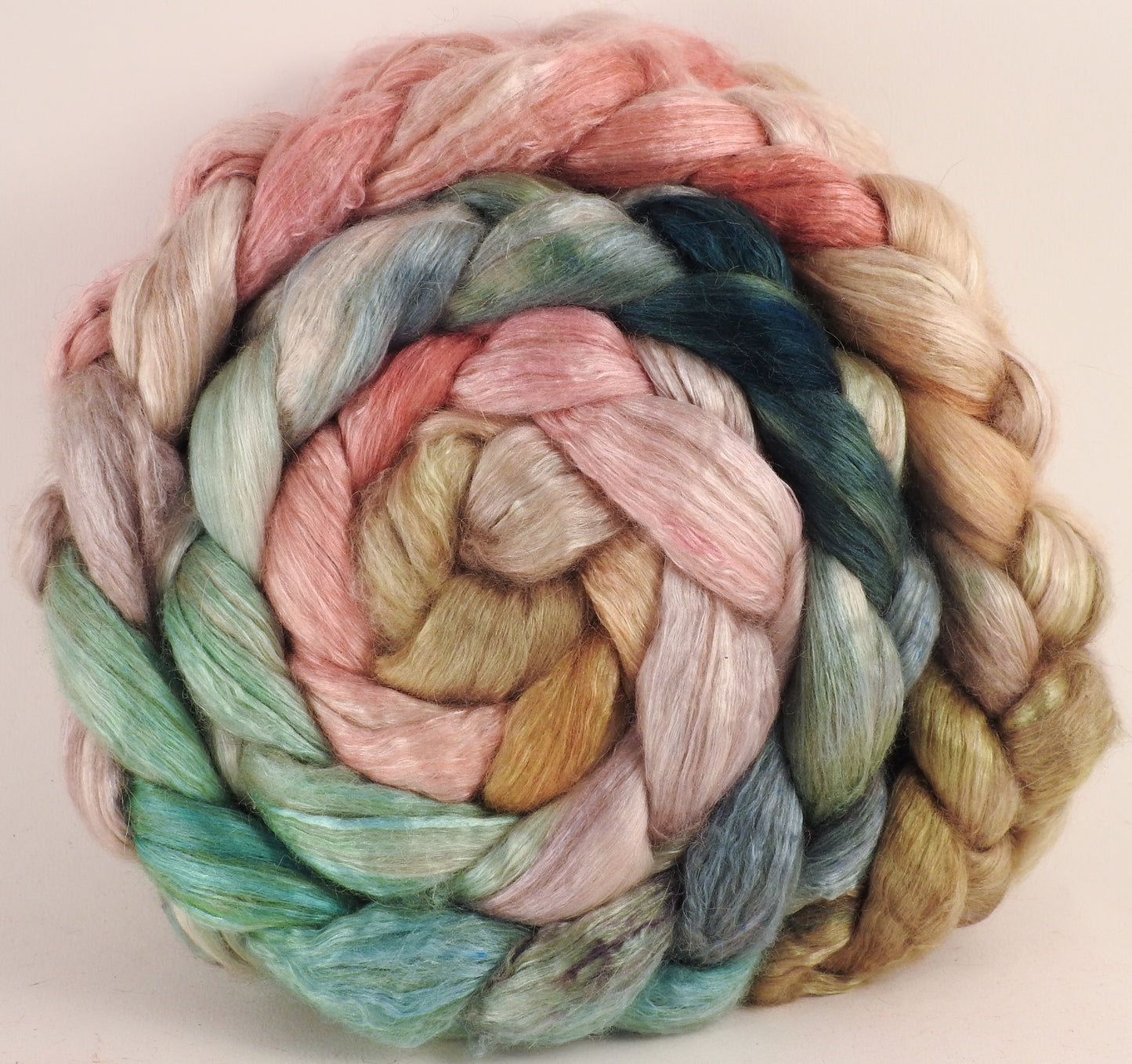 Baby camel/ tussah silk top (50/50) - Shabby Chic - (4.1 oz) - Inglenook Fibers