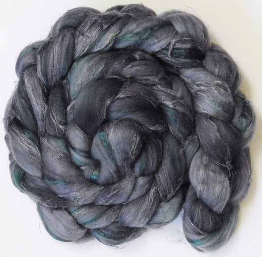 Asphalt - Merino/ Tussah Silk/ Natural Flax (50/25/25)