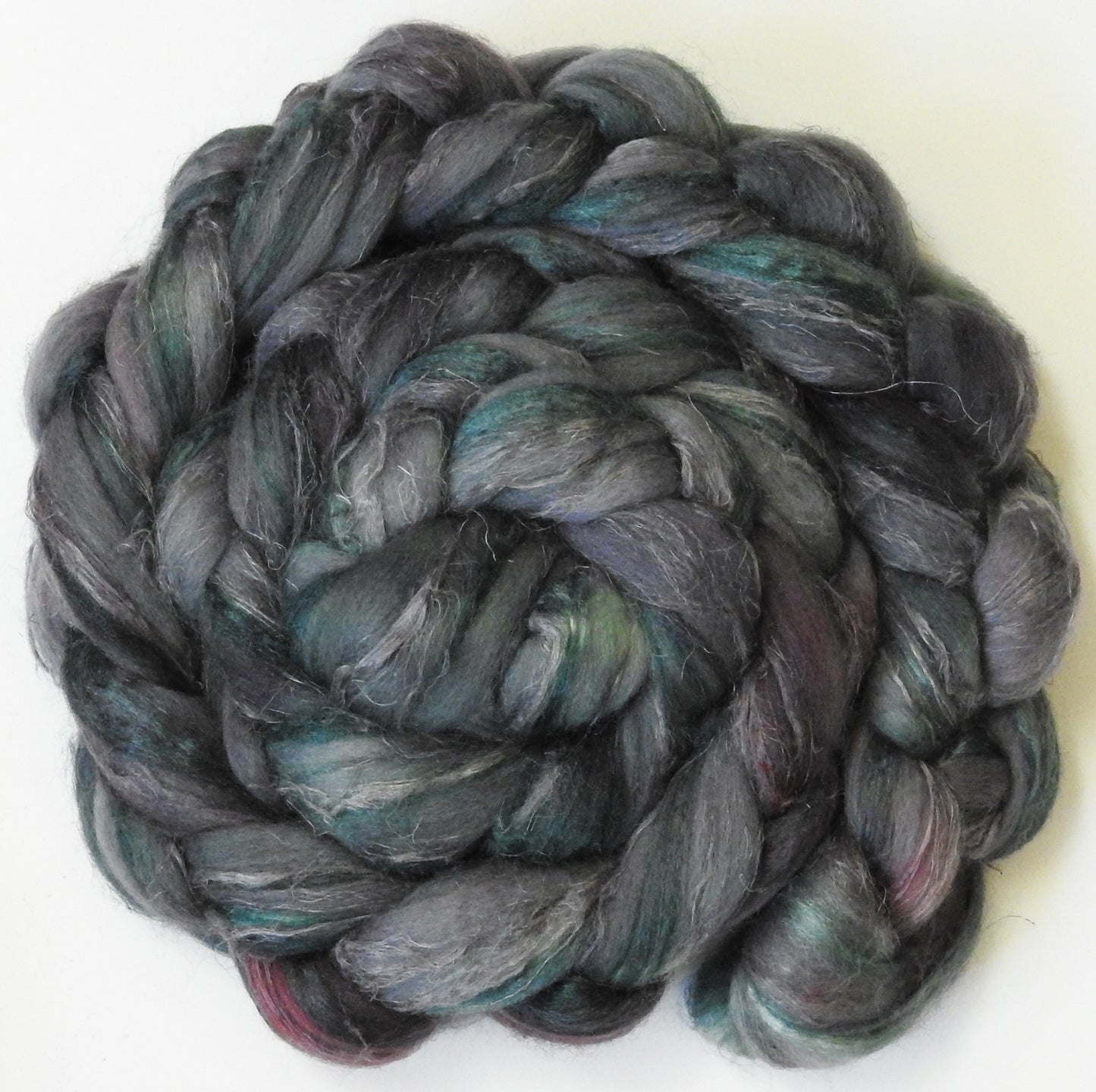 Asphalt - Merino/ Tussah Silk/ Natural Flax (50/25/25)