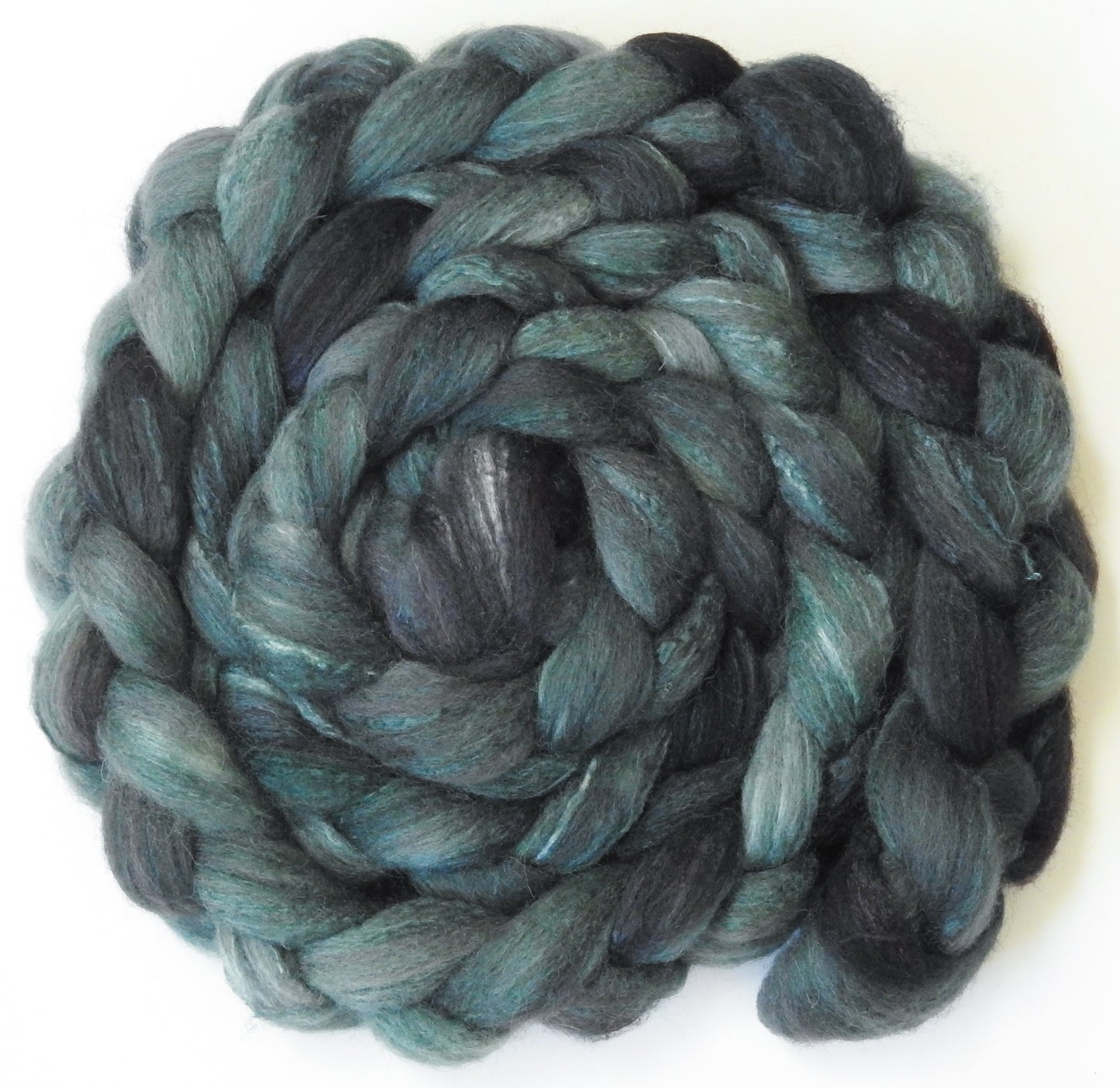 Asphalt- British Southdown/ tussah top (65/ 35) - 6 oz.