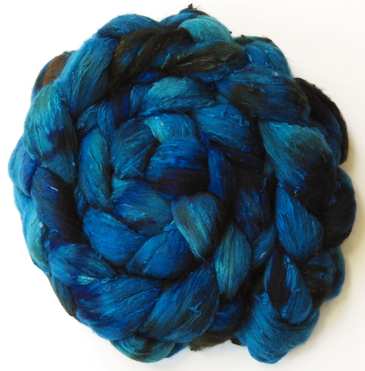 Nocturne-(6 oz)- 25 micron Merino/ Silk Slubs (70/30)