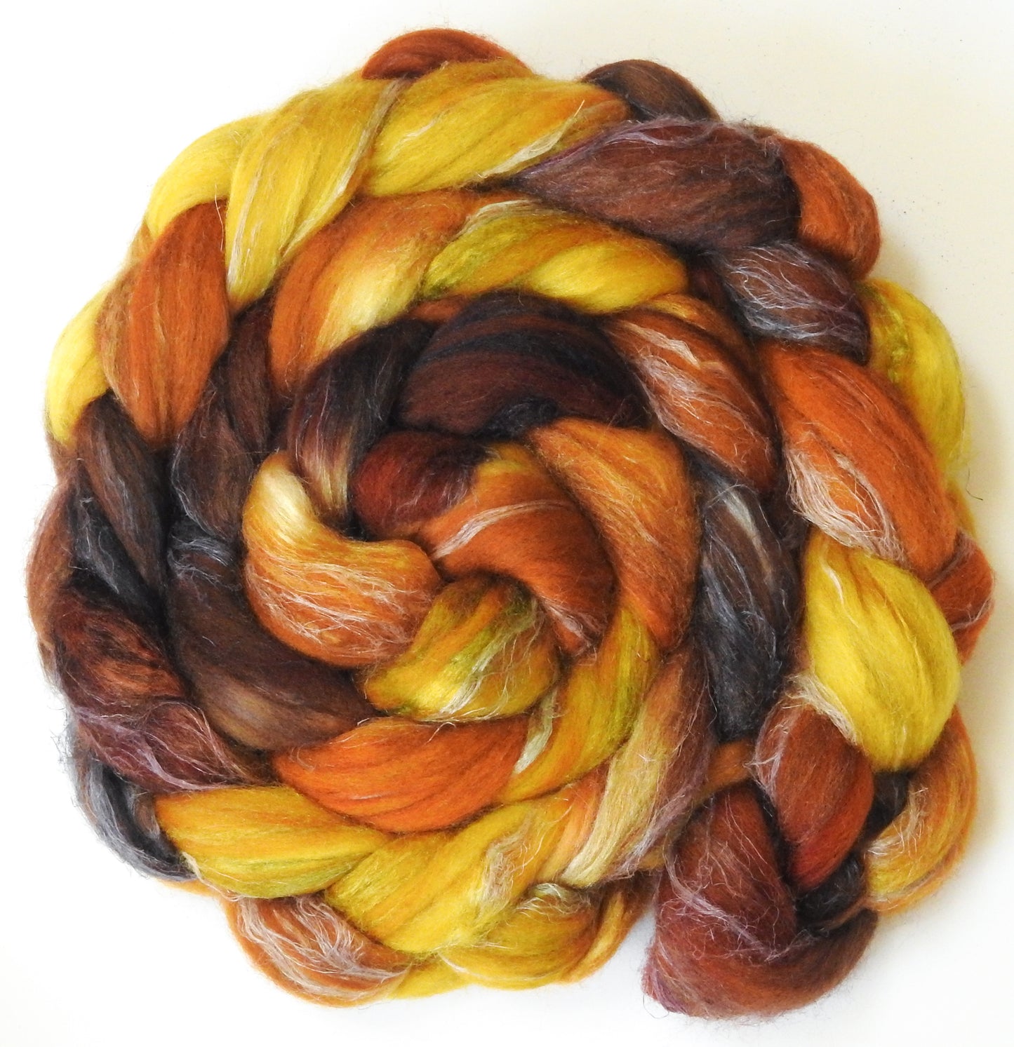 Beechnut (5.7 oz) -Glazed Solid- Merino/ Tussah Silk/ Natural Flax (50/25/25)