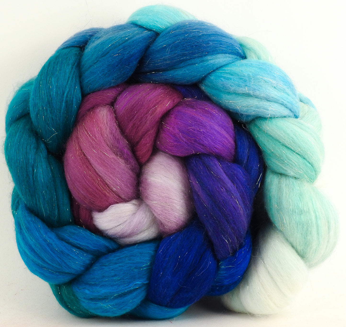 Dawn Treader - (5.2 oz.) Superfine Merino/ Mulberry silk/ Camel/ Gold Stellina (55/25/15/5)