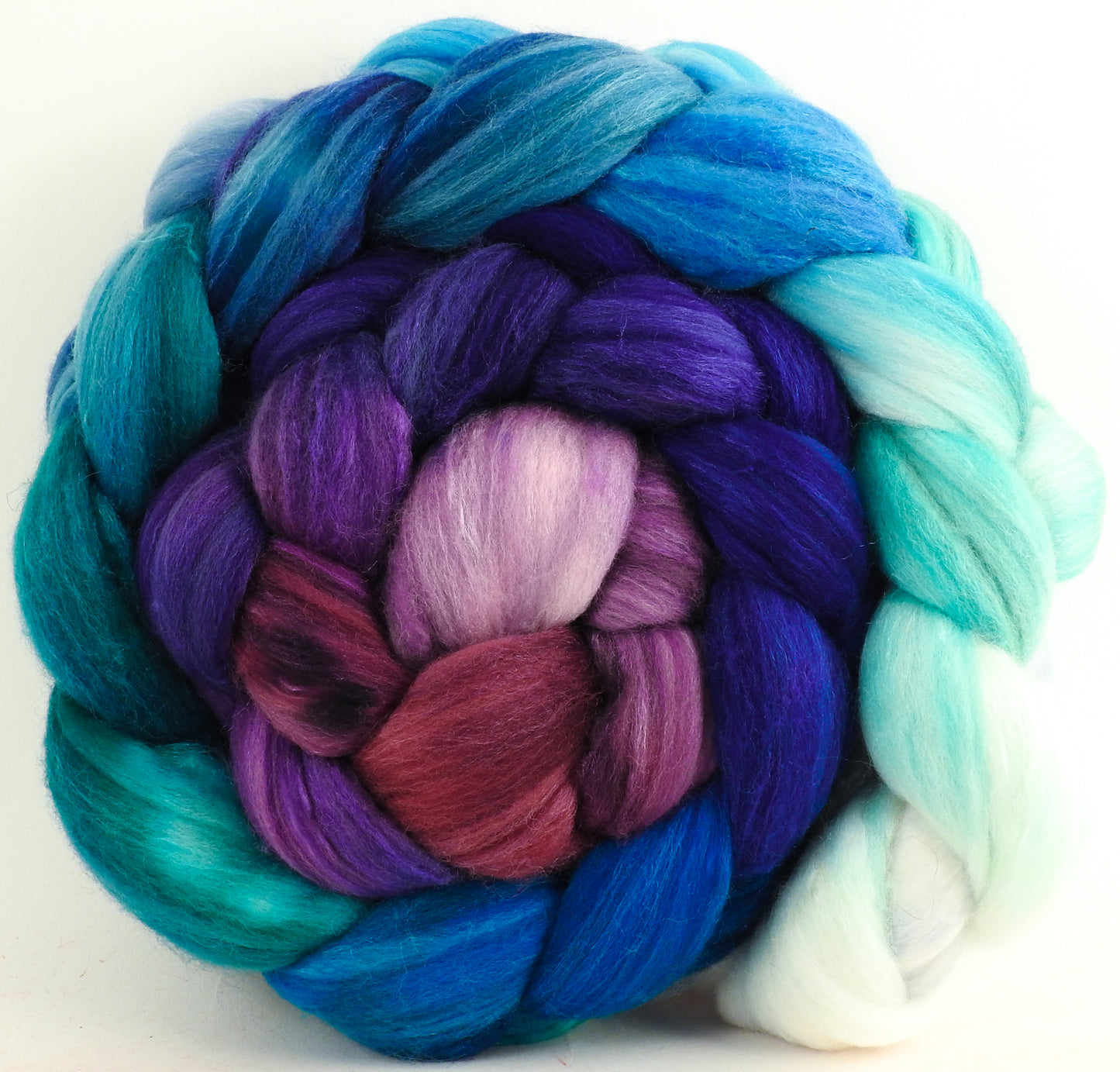 Dawn Treader - Batt in a Braid #35 - Sw Merino (18.5 mic) /Merino (18.5 mic) / Tussah Silk (40/40/20)