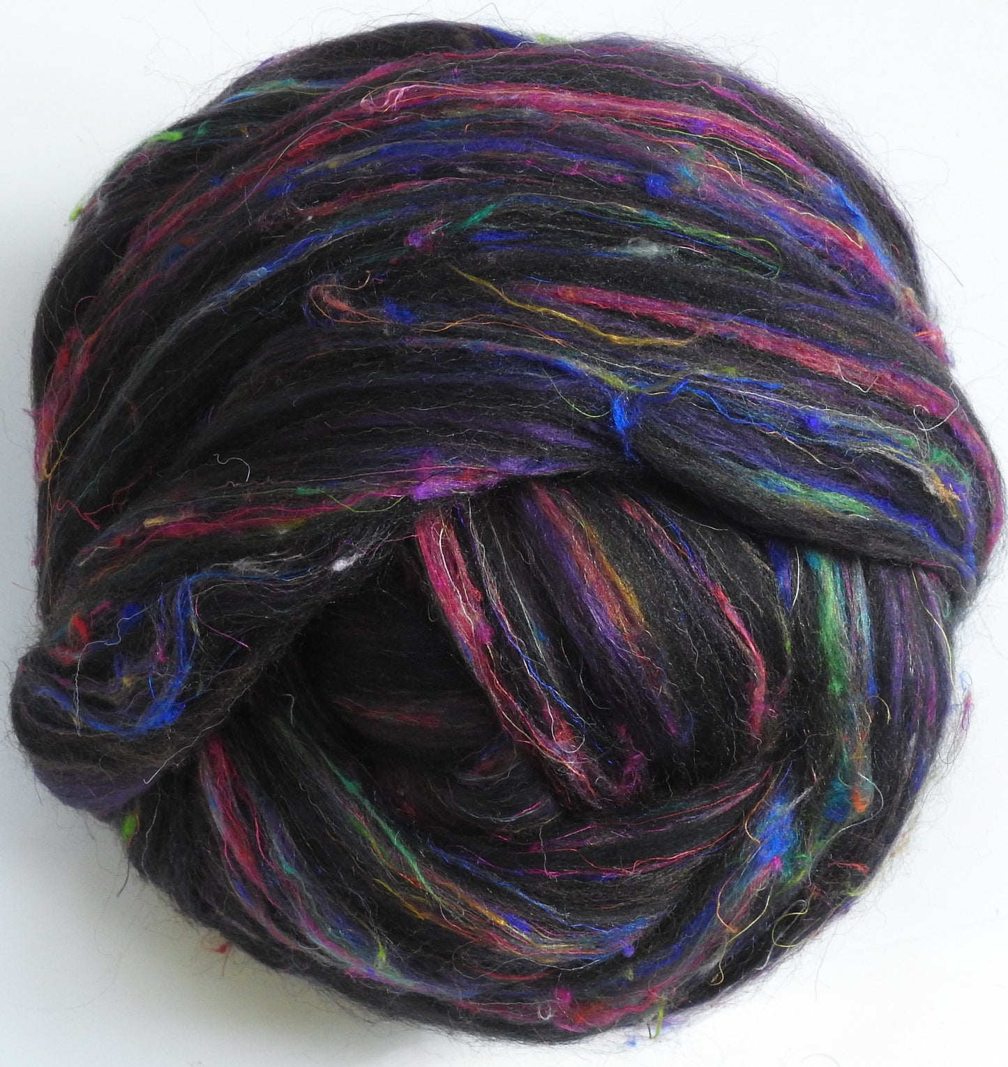 Cosmos - Zwartbles / Merino / Sari Silk / Mulberry & Tussah Silk ( 25/25/25/25)