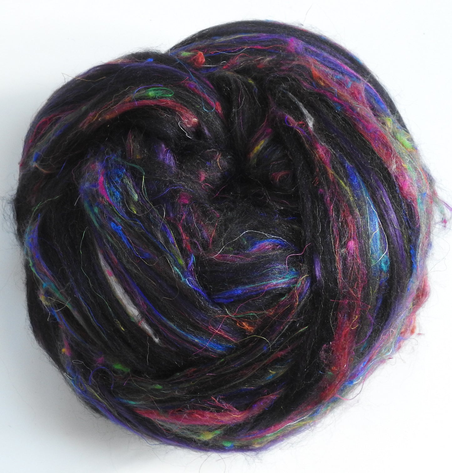 Cosmos - Zwartbles / Merino / Sari Silk / Mulberry & Tussah Silk ( 25/25/25/25)