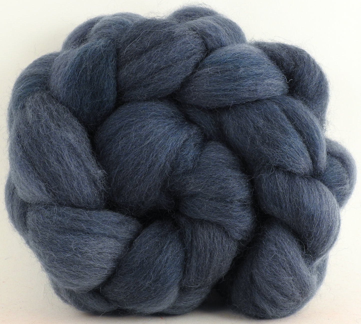 Porpoise (4.2 oz) - Batt in a Braid #51 - Shropshire /Falkland / Kid Mohair (60/20/20)