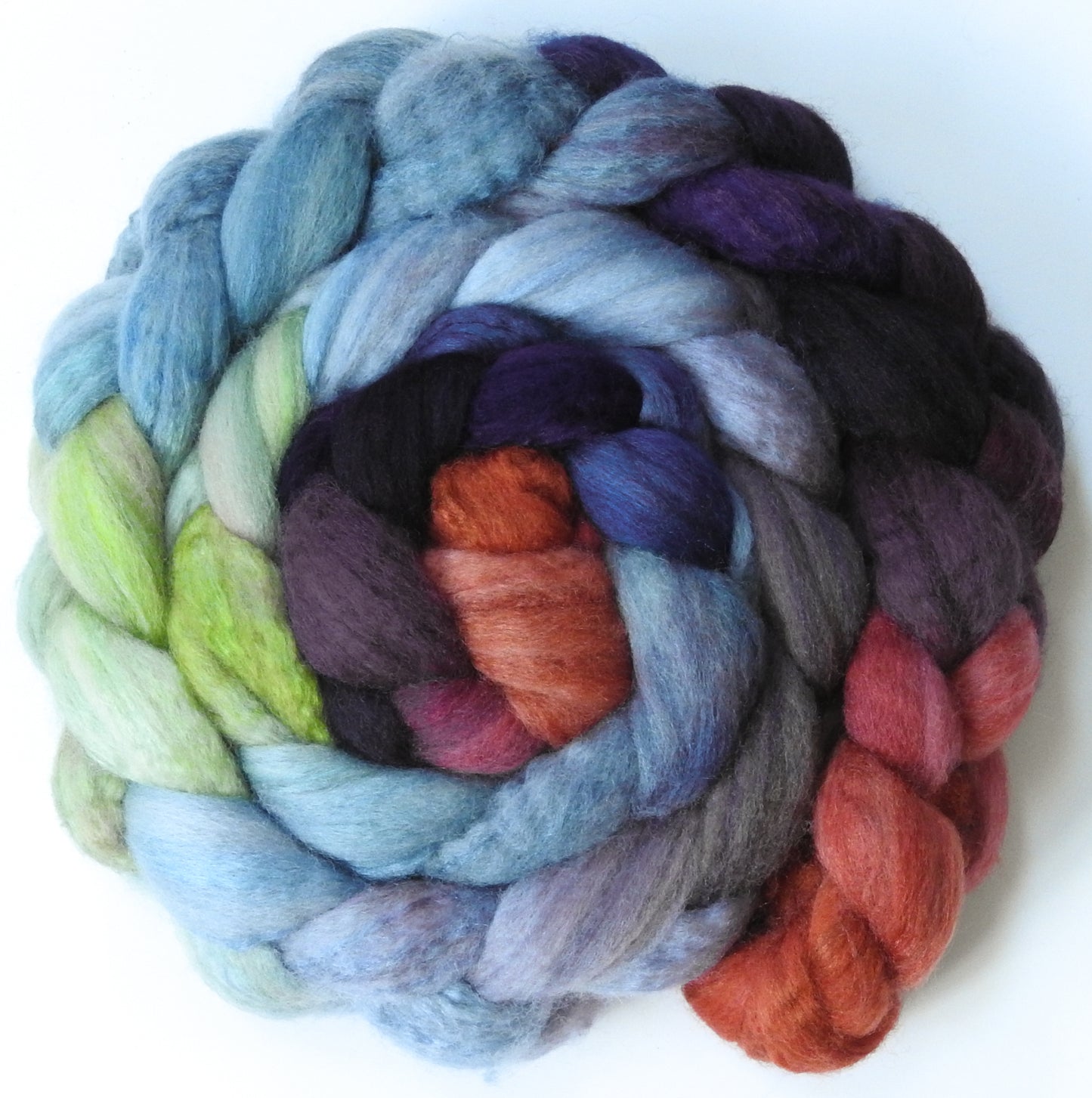 Ruby Throat (5.9 oz) - Blue-faced Leicester/ Tussah Silk (75/25)