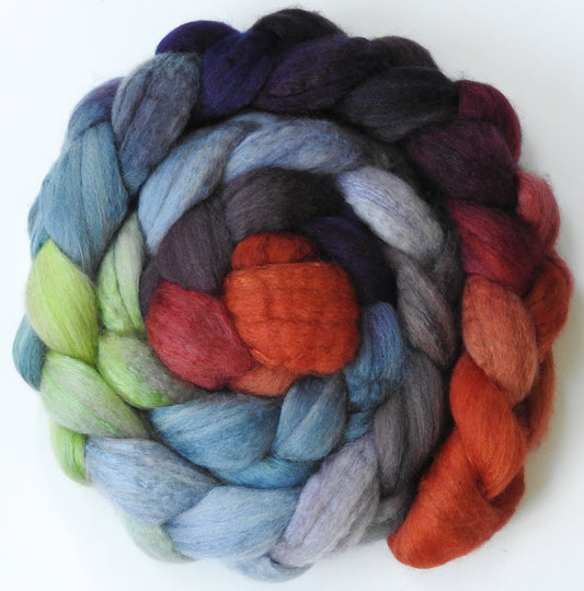 Ruby Throat (5.9 oz) - Blue-faced Leicester/ Tussah Silk (75/25)
