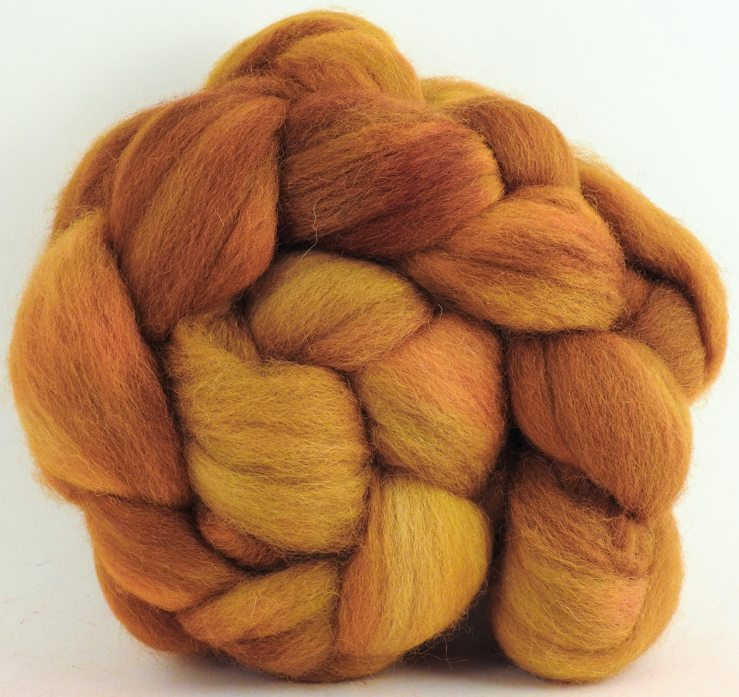 Honeycomb (4.7 oz) - Batt in a Braid #51 - Shropshire /Falkland / Kid Mohair (60/20/20)