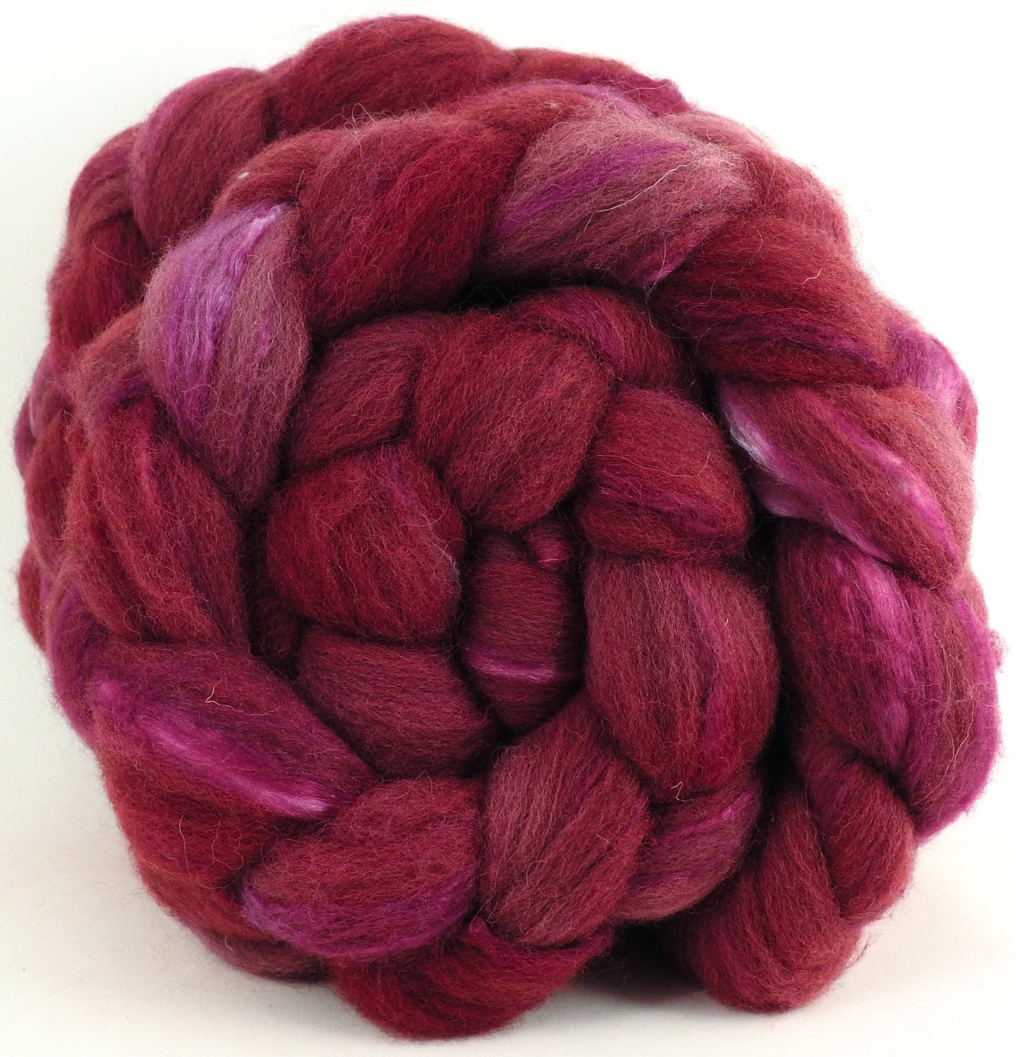 Dragon Fruit - Grey Shetland/ Tussah Silk (70/30)