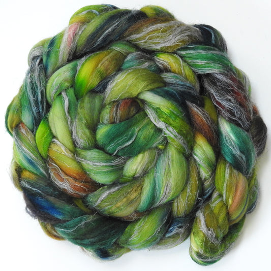 Magic Beans (5.8 oz) -Fusion Series - Merino/ Tussah Silk/ Natural Flax (50/25/25)
