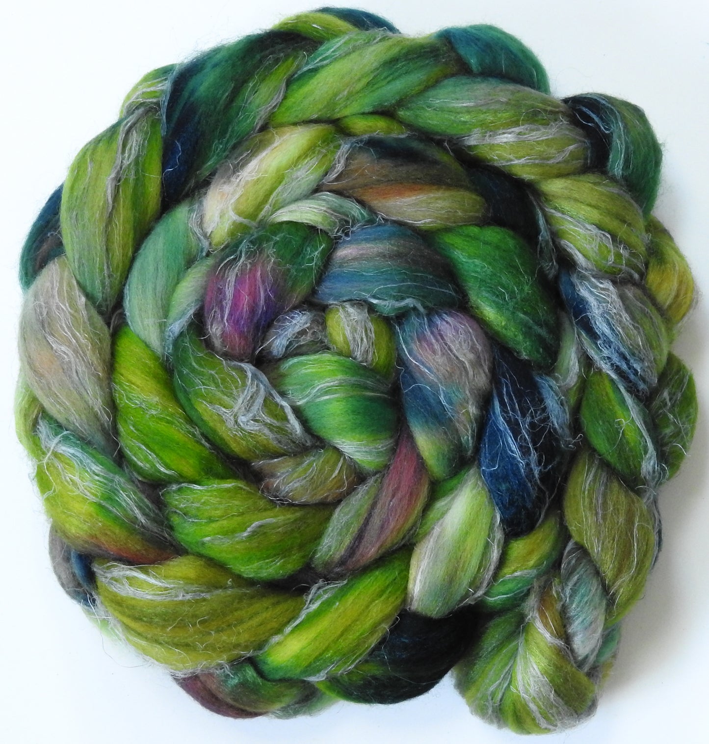 Magic Beans (5.8 oz) -Fusion Series - Merino/ Tussah Silk/ Natural Flax (50/25/25)