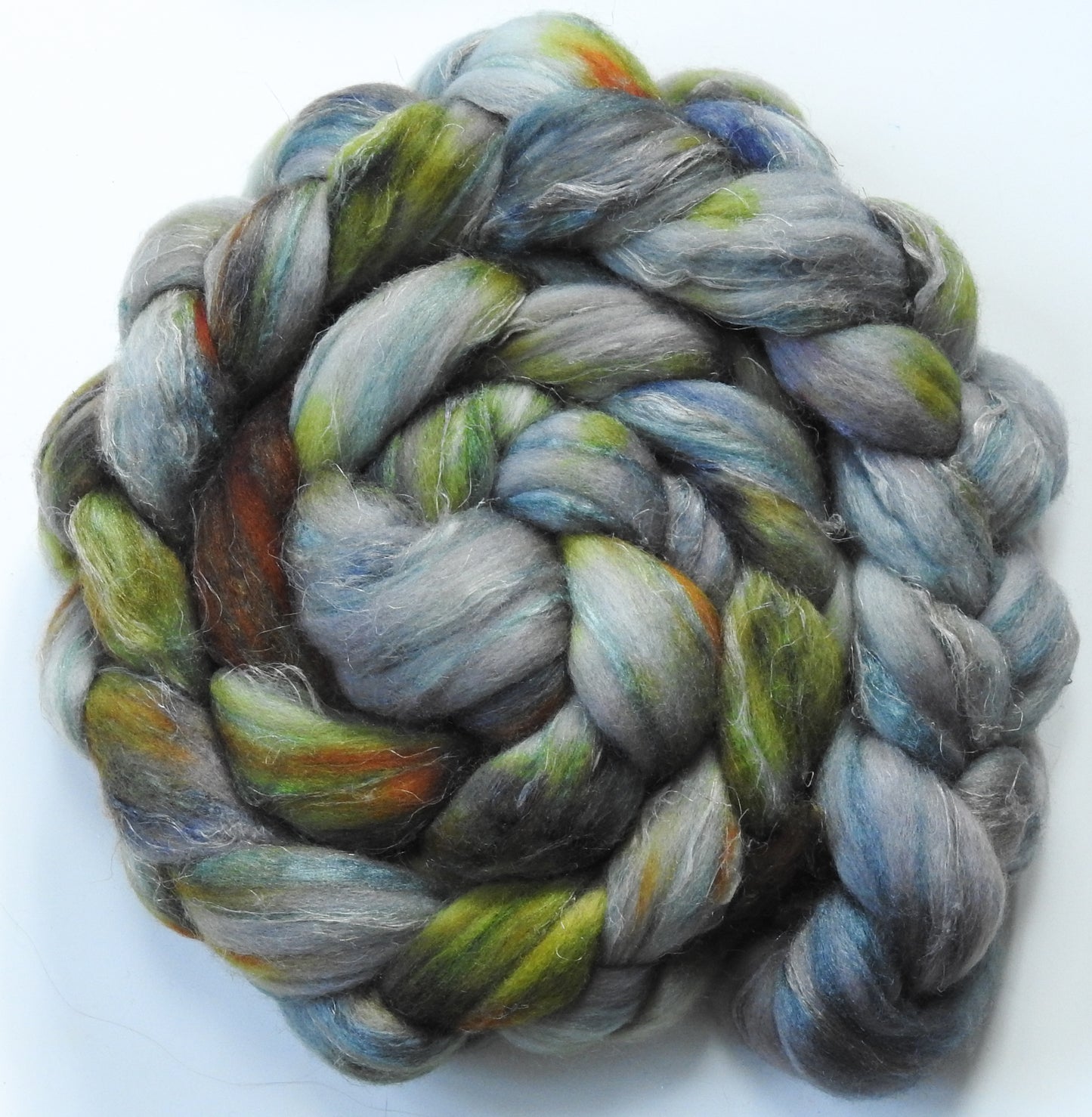 Lichenology (5.5 oz) - Merino/ Tussah Silk/ Natural Flax (50/25/25)