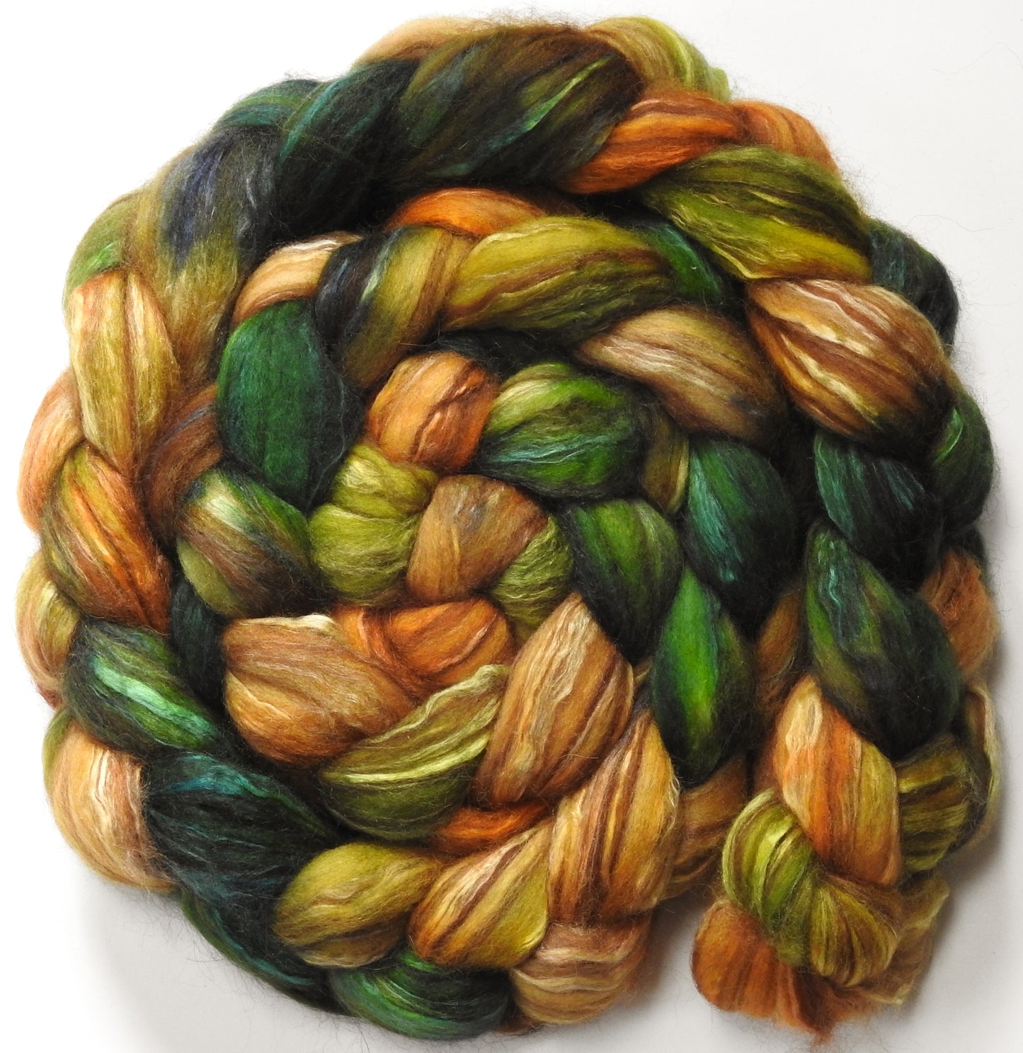 Green Thumb (5.5 oz) 18.5 mic merino/ camel/ brown alpaca/ mulberry silk/ (40/20/20/20)