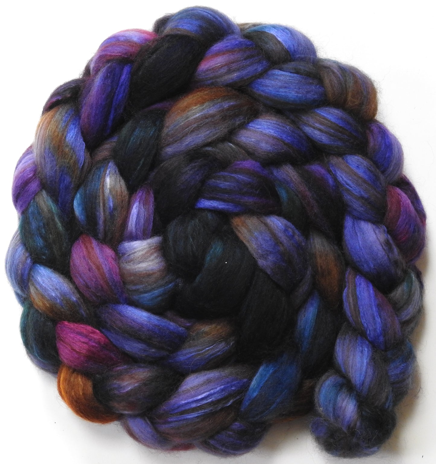Purple People Eater (5.8 oz) 18.5 mic merino/ camel/ brown alpaca/ mulberry silk/ (40/20/20/20)