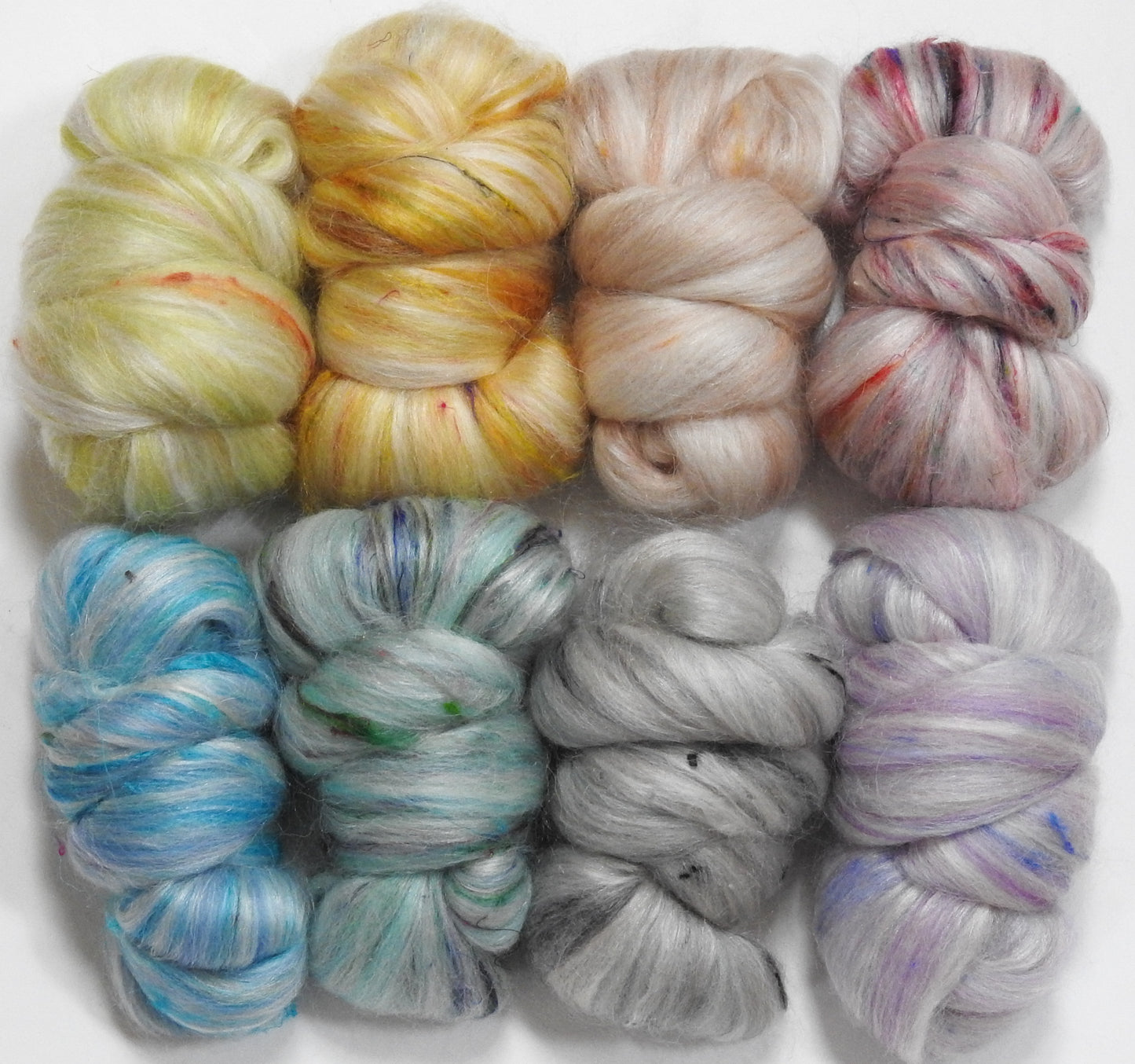 Nectar - Custom Blended Top- Merino/ Rambouillet/ Silk/ Baby Alpaca /Tweed Blend(25/25/25/15/10)