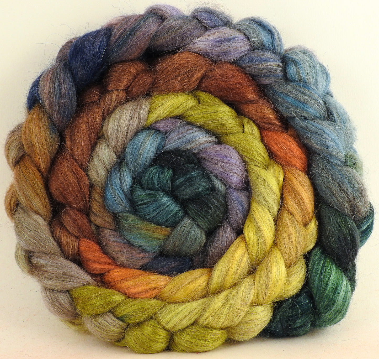 Golden Chain Tree (5.6 oz) - Grey Alpaca/Tussah Silk (50/50)