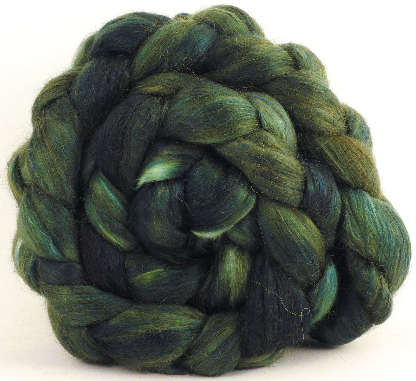 Zucchini - Wensleydale/ Mulberry silk roving (65/35)