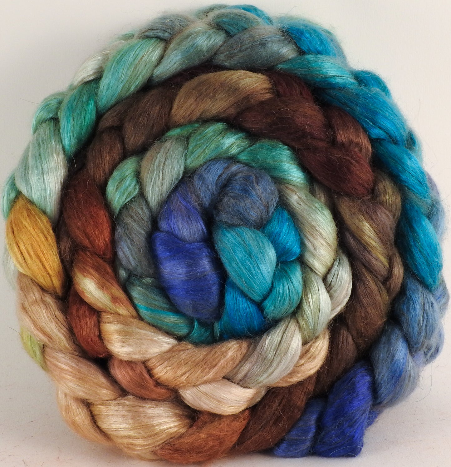 Baby camel/ tussah silk top (50/50) - Barefoot - Inglenook Fibers