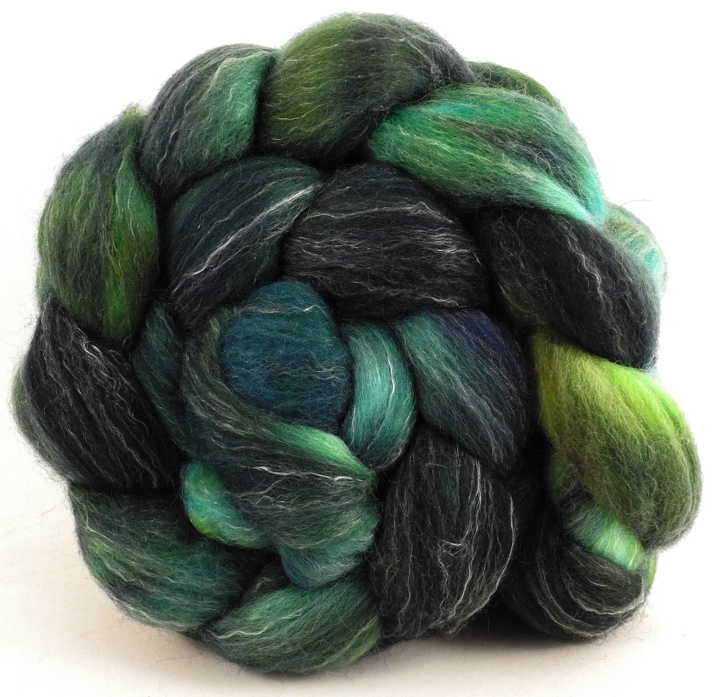 Barley Grass - Batt in a Braid #50 - Cheviot /Falkland /Tencel (70/15/15)