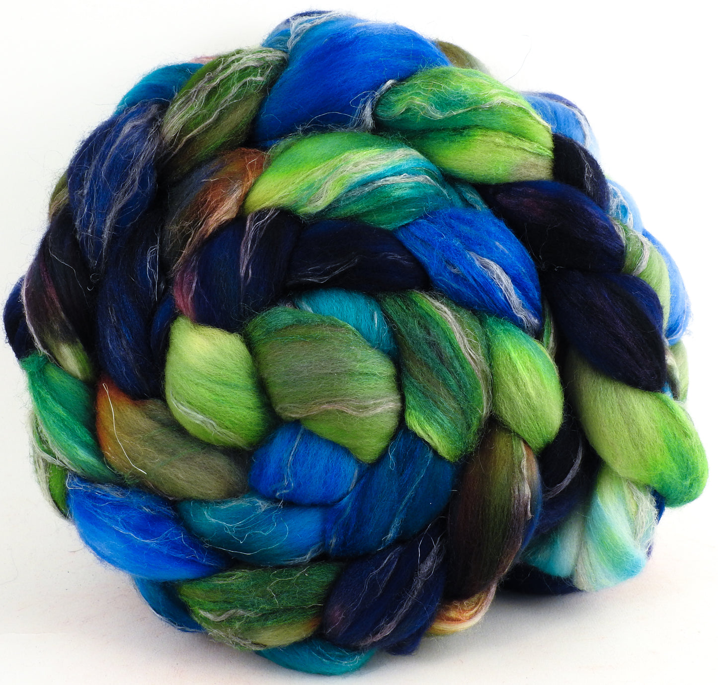 Mandarinfish - Merino/ Tussah Silk/ Natural Flax (50/25/25)