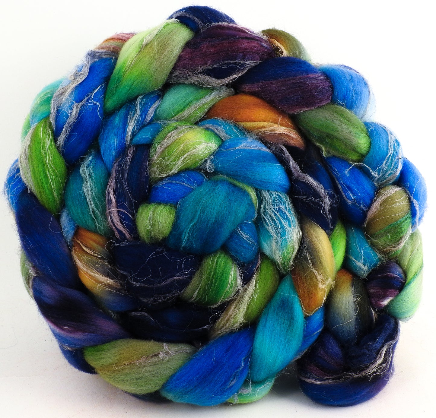 Mandarinfish - Merino/ Tussah Silk/ Natural Flax (50/25/25)