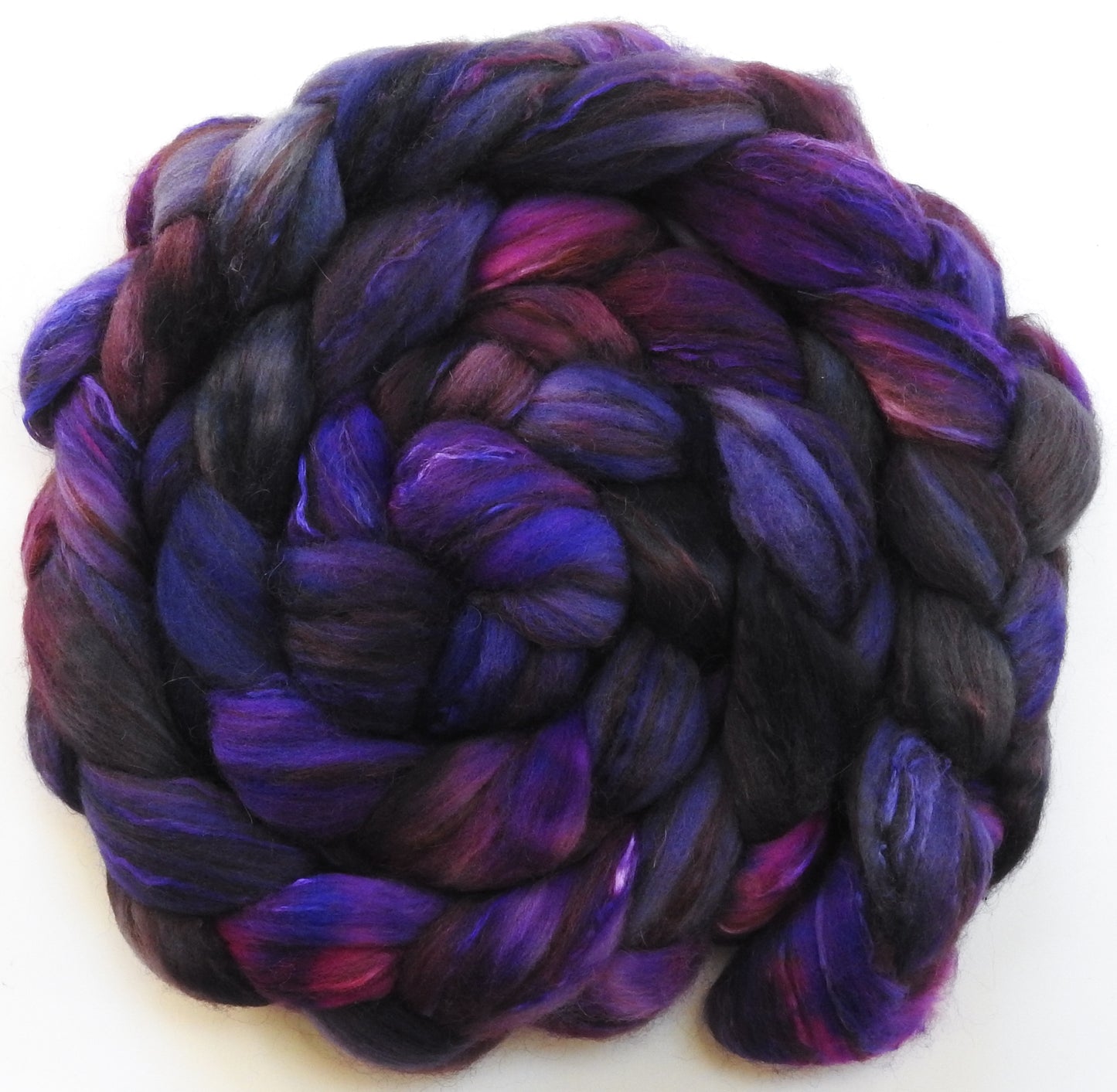 Purple People Eater - (5.6 oz)- 18.5 mic merino/ camel/ brown alpaca/ mulberry silk/ (40/20/20/20)