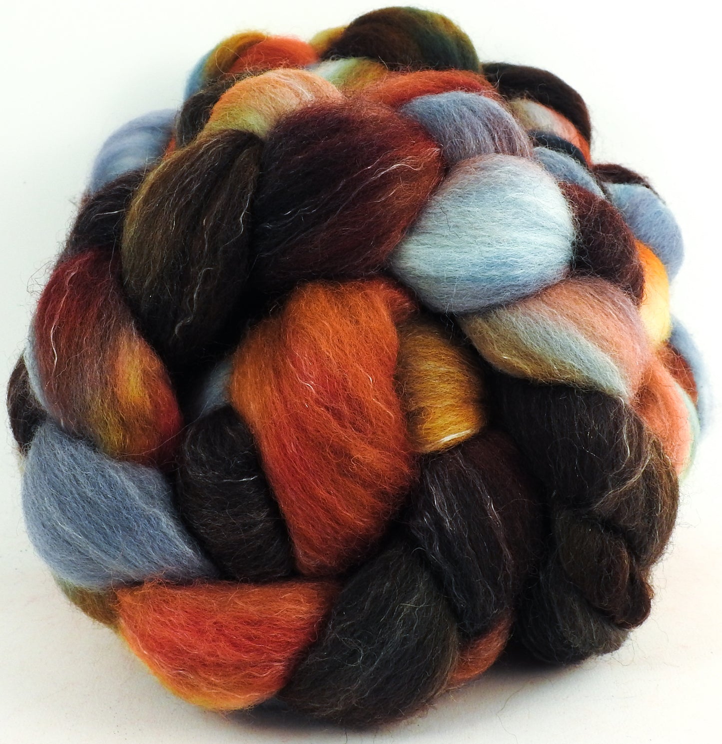 Nuts & Berries - Batt in a Braid #50 - Cheviot /Falkland /Tencel (70/15/15)