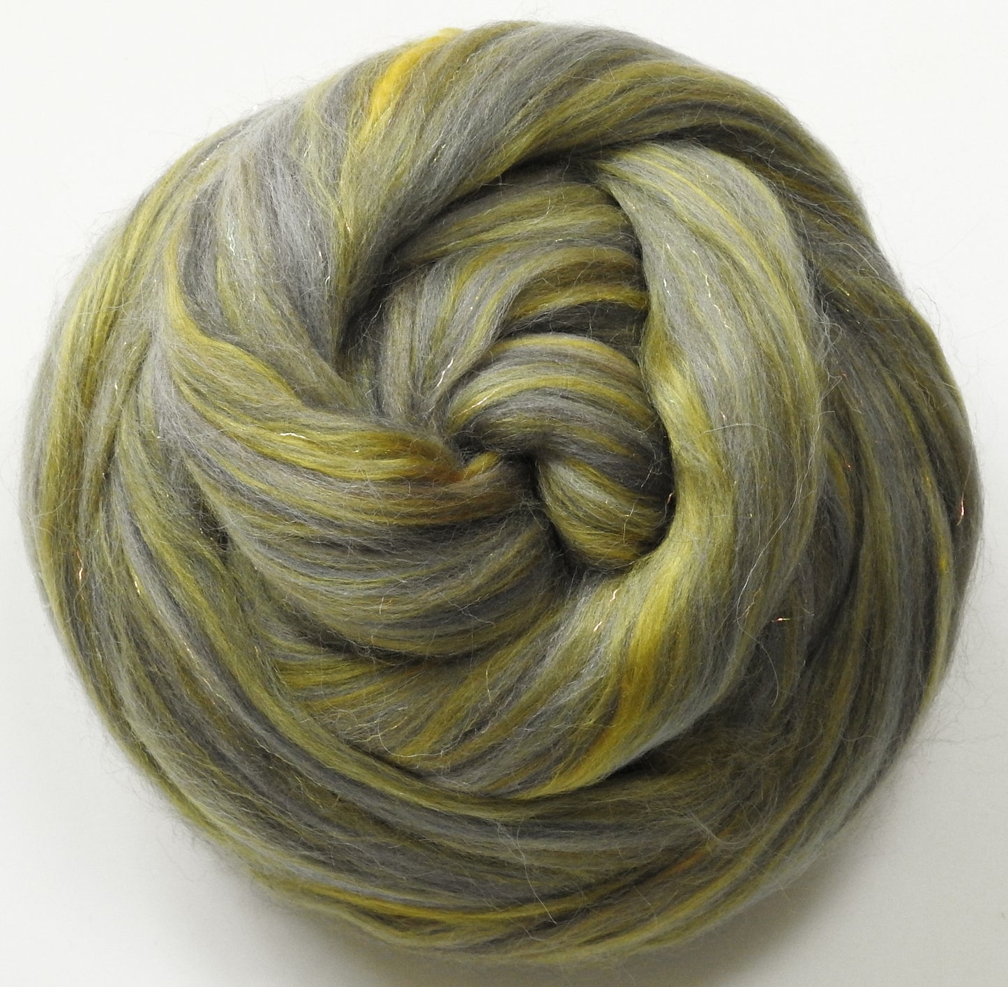 Hithlain ( Elven rope) - Merino/Peduncle & Mulberry Silk/Grey Baby Alpaca/ Iridescent Stellina (60/25/10/5)