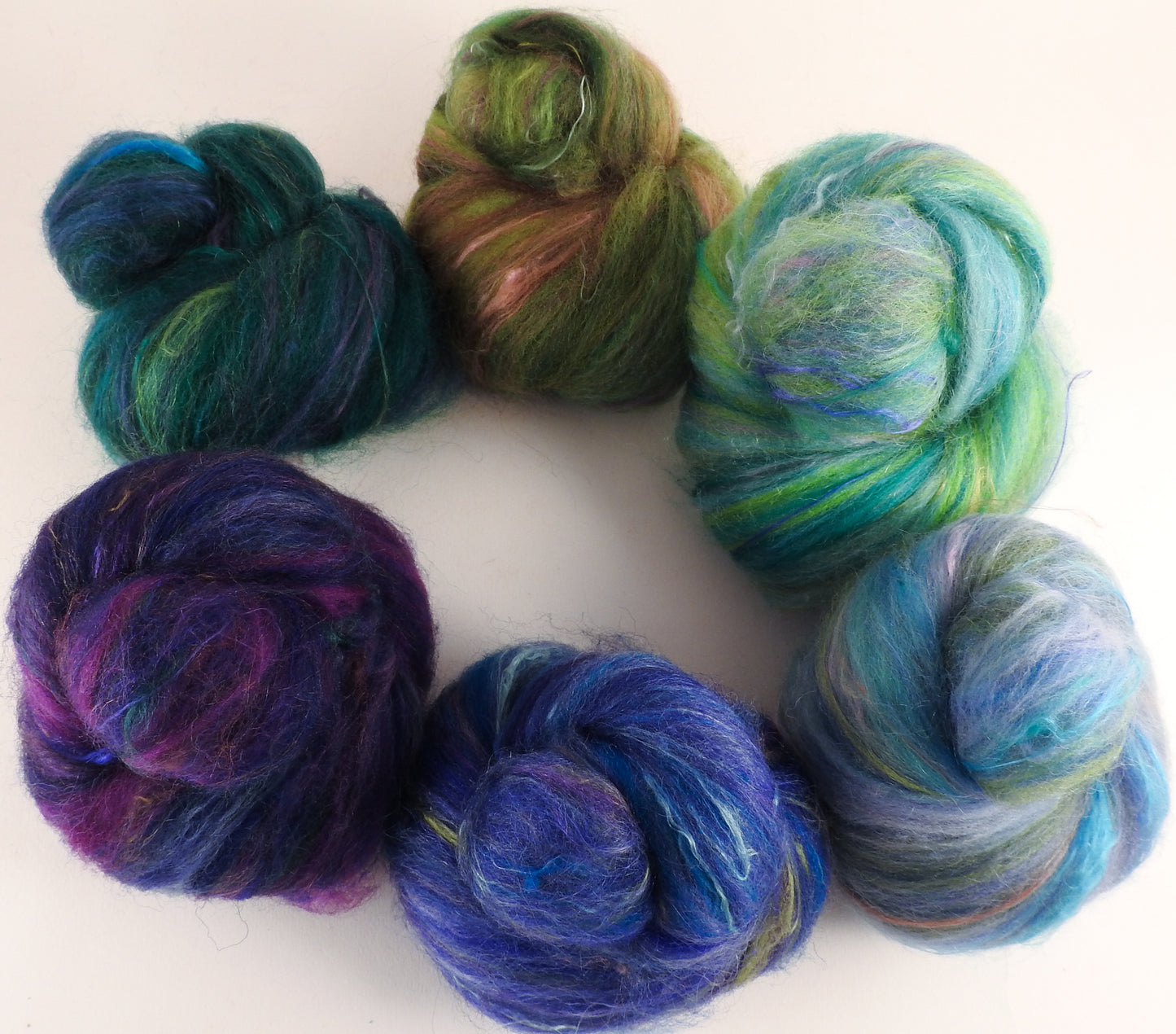 Sock Batts - Seahorse - (4.7 oz.) - Inglenook Fibers