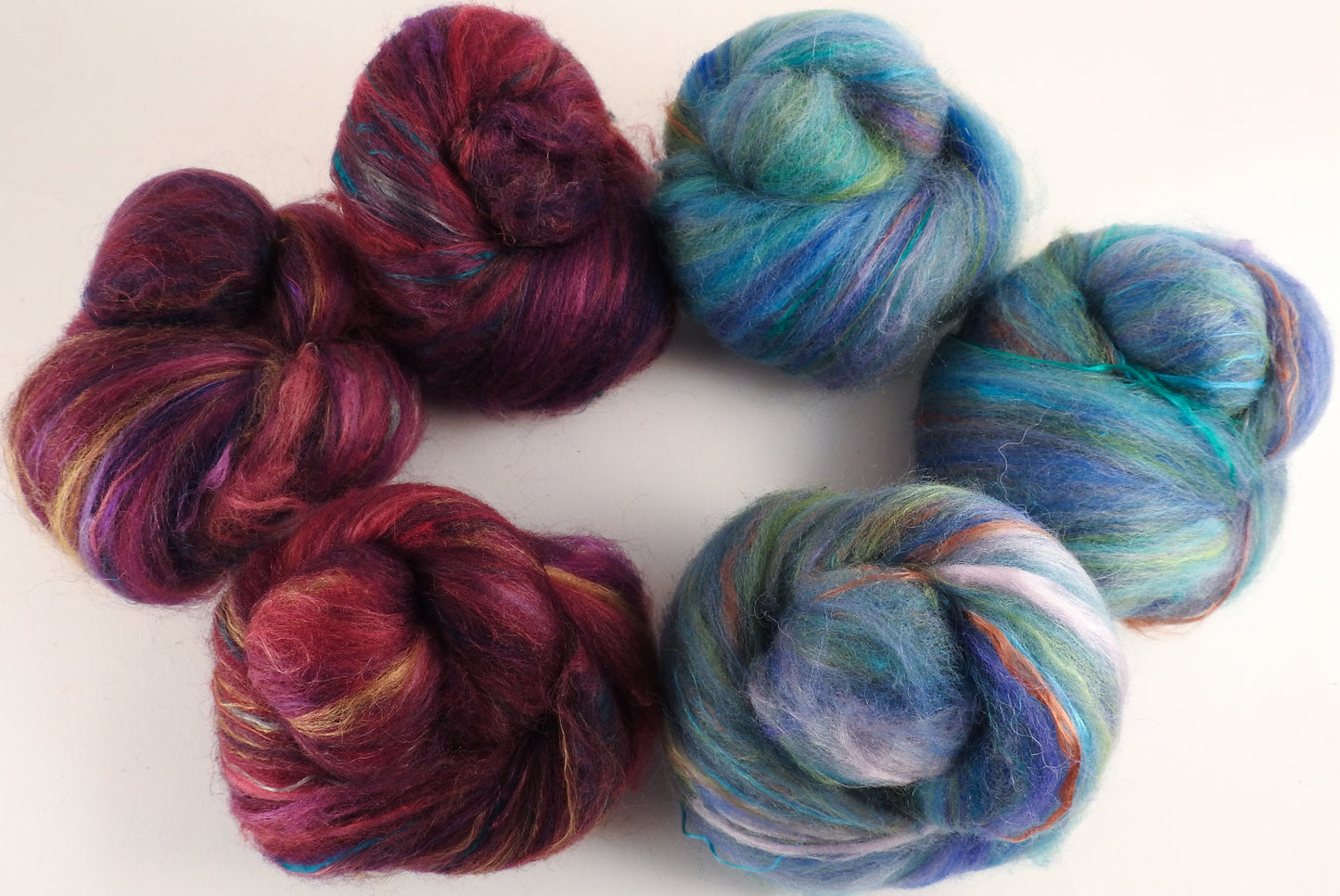 Sock Batts - Checkers - (4.7 oz.) - Inglenook Fibers