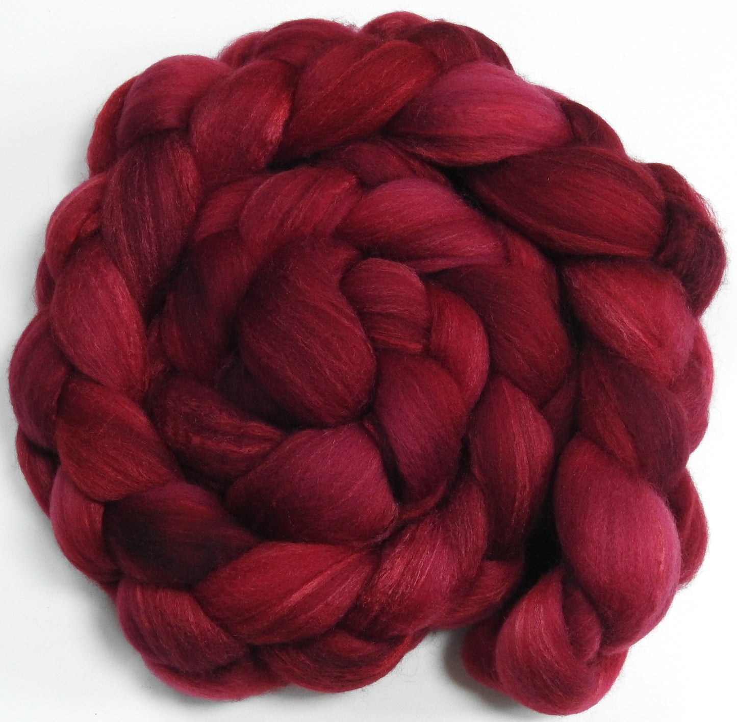 Crimson (5.5 oz) - Polwarth / Tussah silk (85/15)