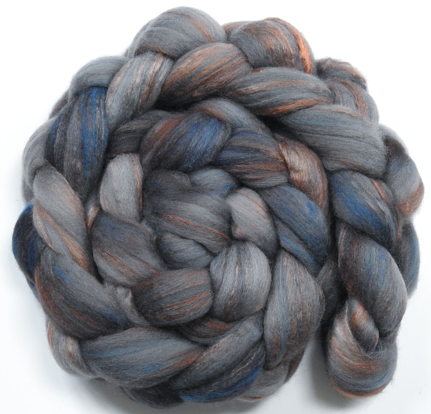 Smoke (5.4 oz) - Polwarth / Tussah silk (85/15)