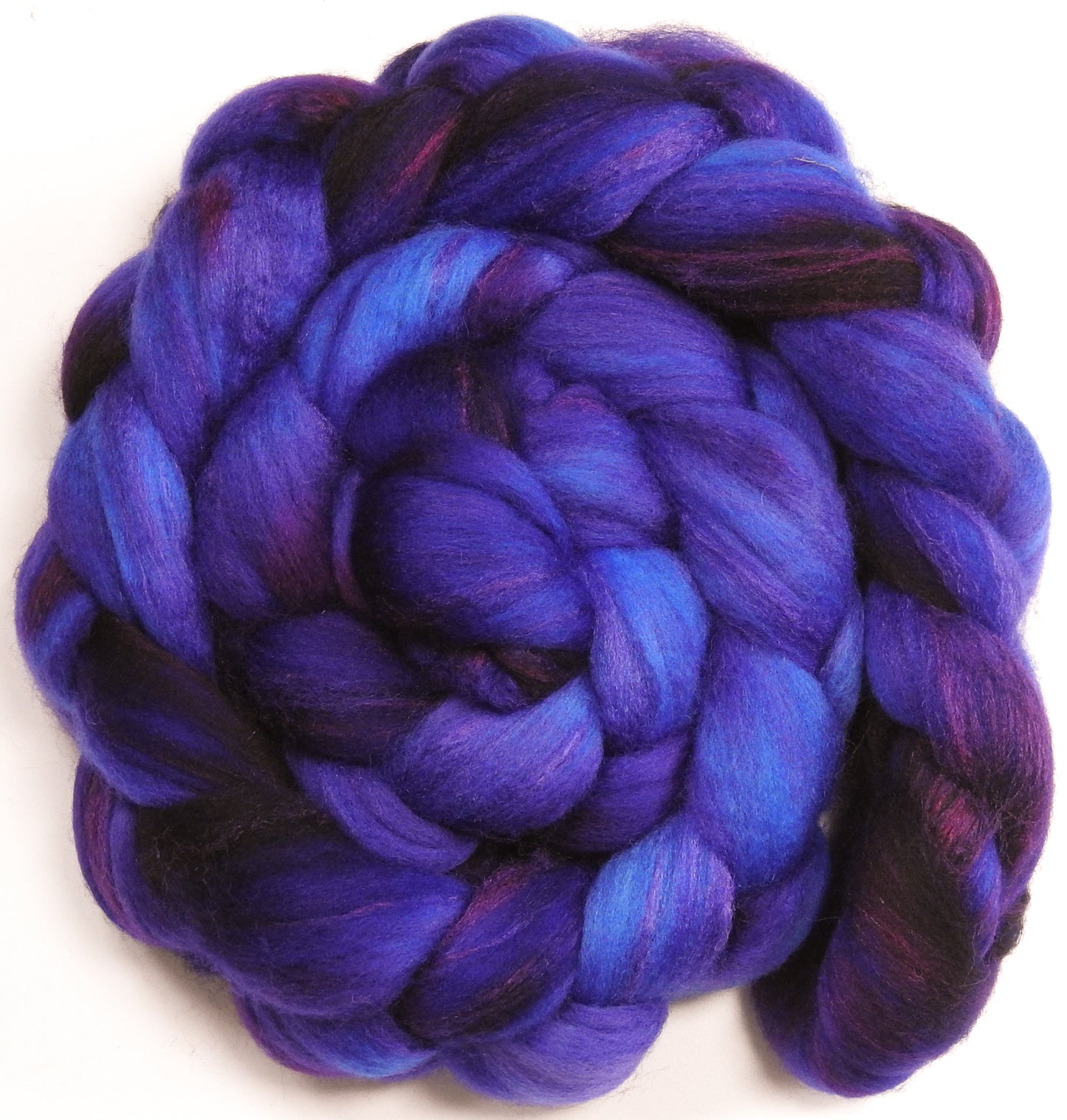 Damson Plum (5.5 oz) - Polwarth / Tussah silk (85/15)