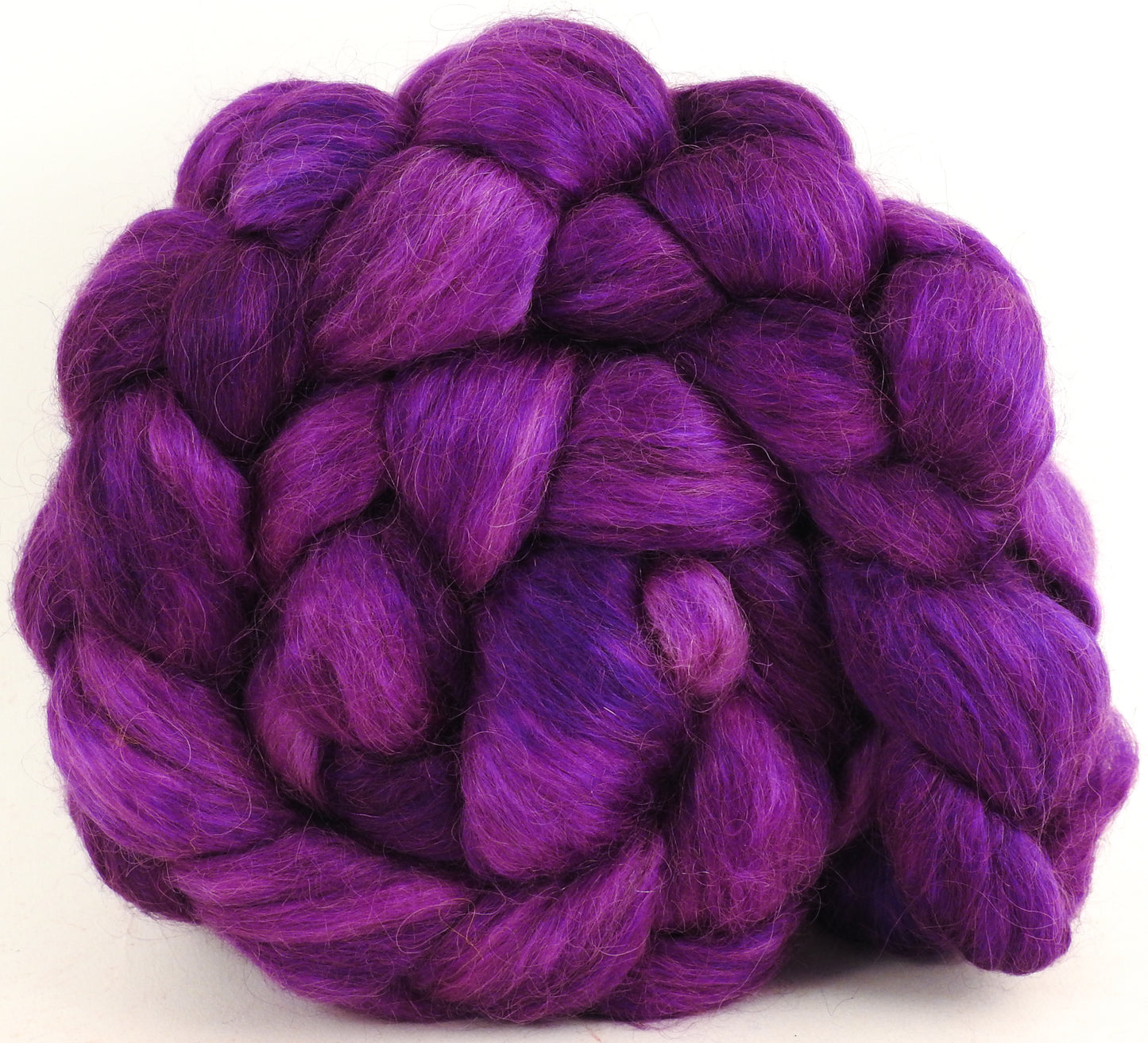Byzantium - Wensleydale/ Mulberry silk roving (65/35)
