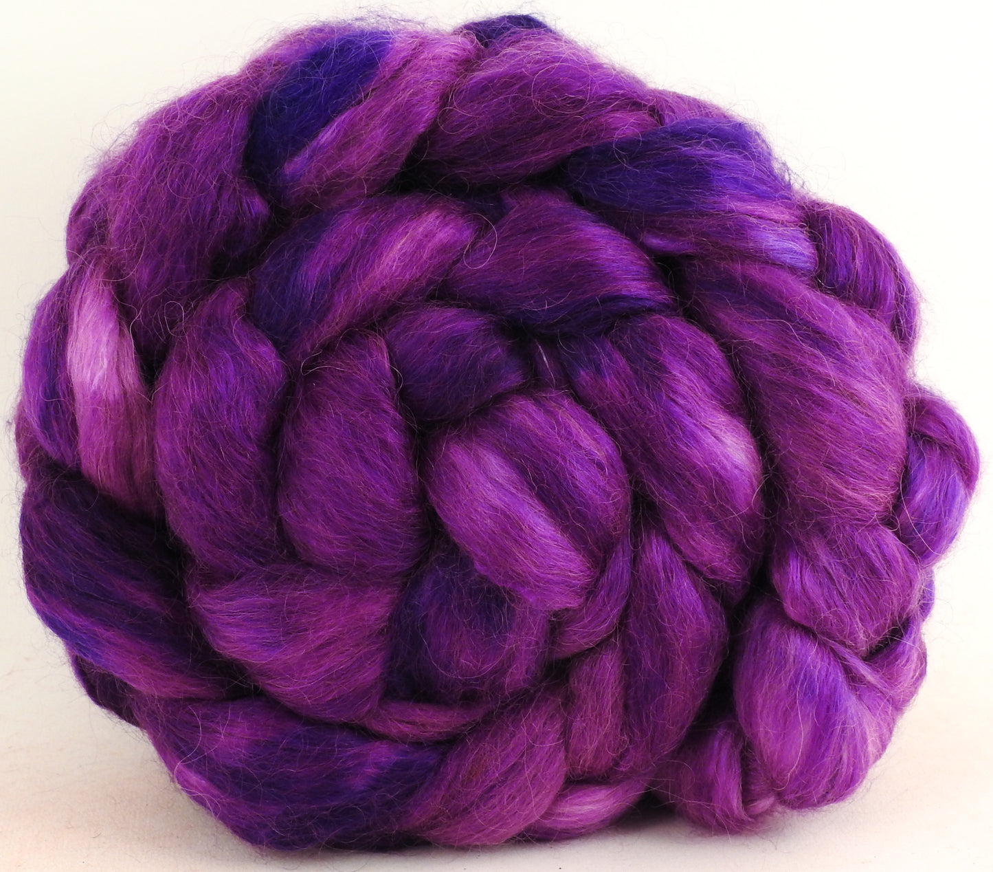 Byzantium - Wensleydale/ Mulberry silk roving (65/35)
