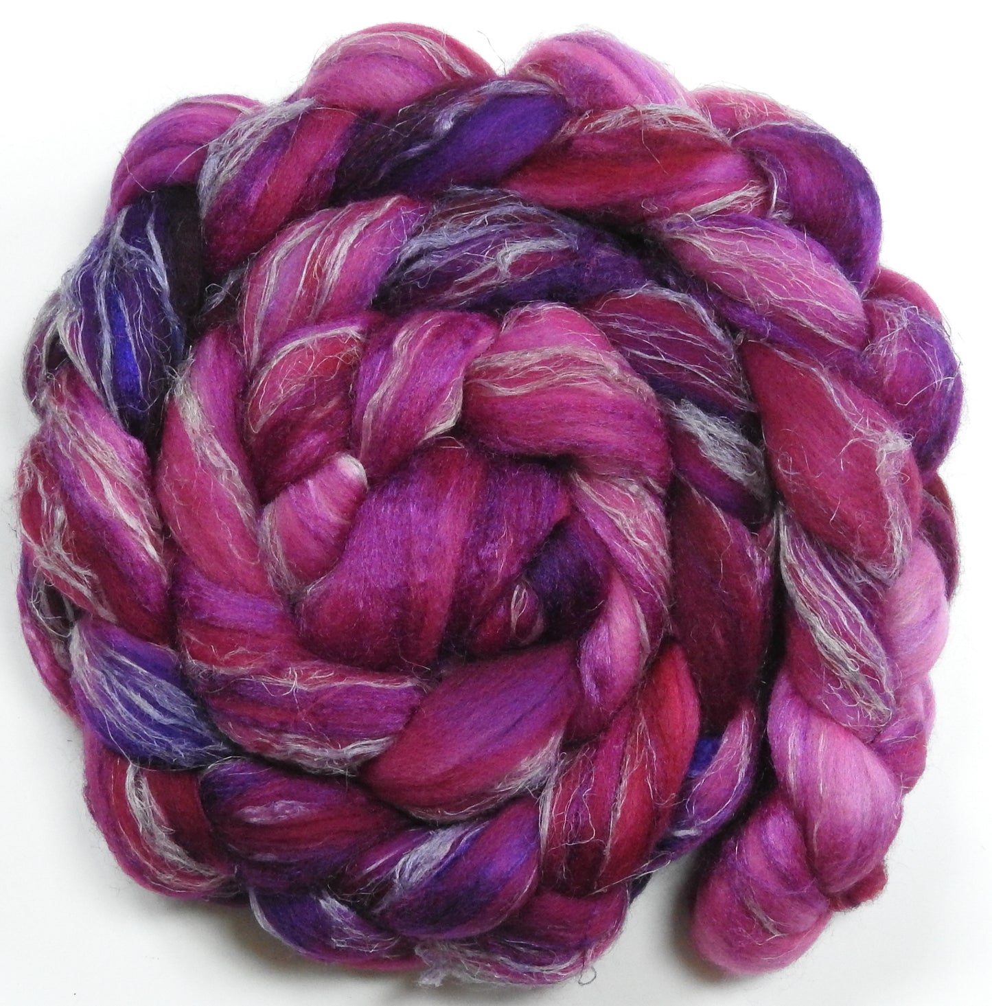 Azalea (5.5 oz)-Glazed Solid - Merino/ Tussah Silk/ Natural Flax (50/25/25)
