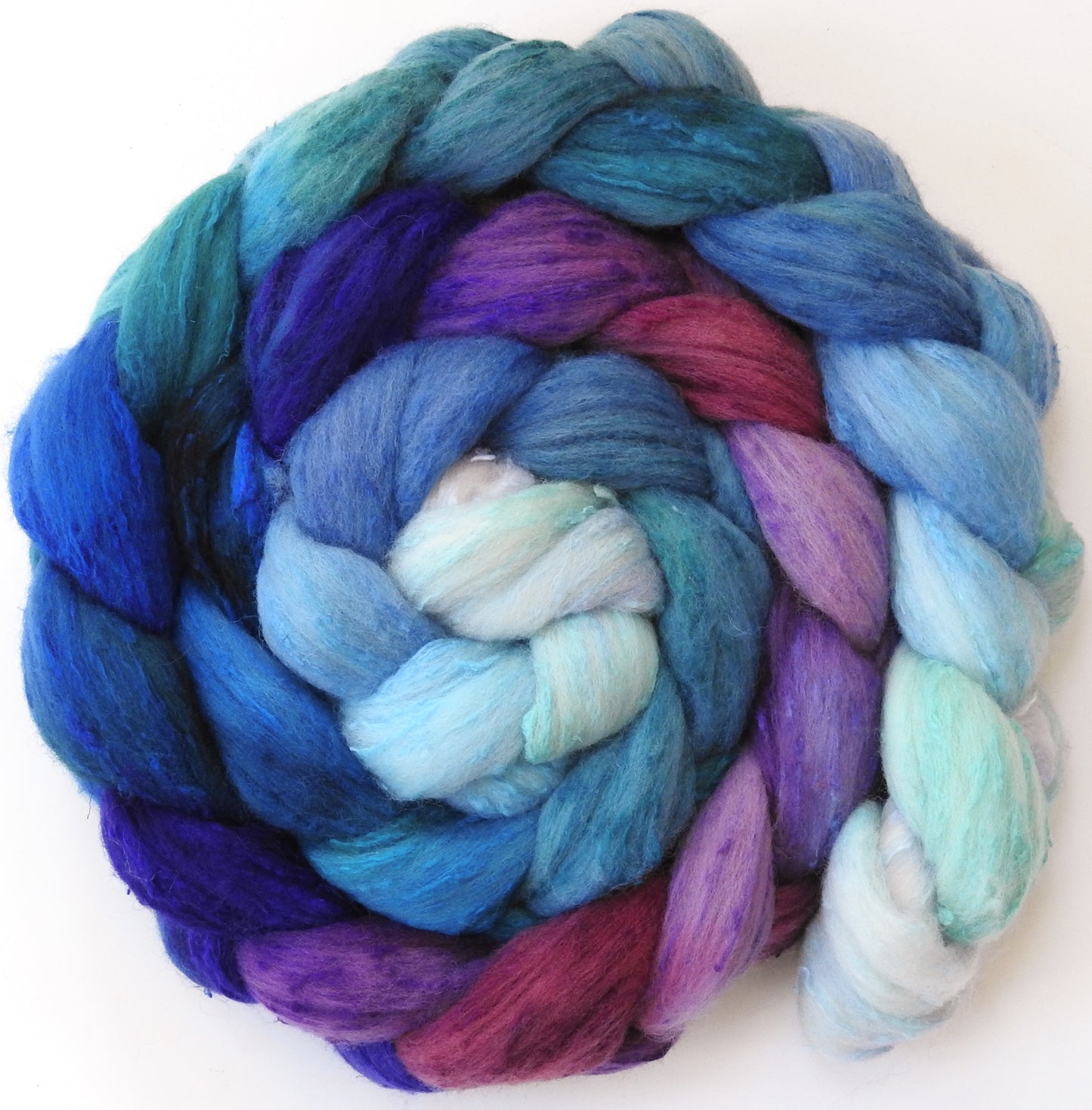 Dawn Treader (5.5 oz)- 25 micron Merino/ Silk Slubs (70/30)